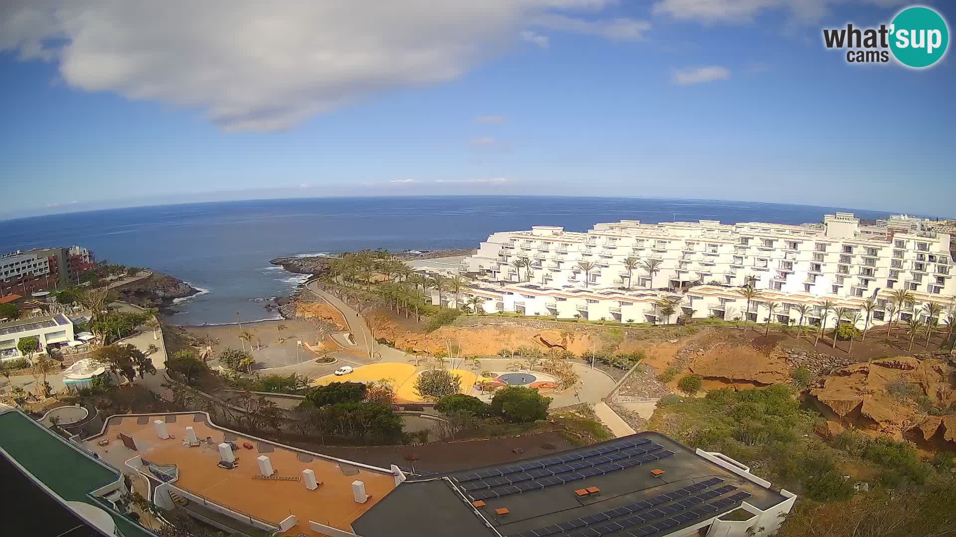 Web kamera uživo Playa de Las Galgas – Playa Paraiso – otok La Gomera – Costa Adeje – Tenerife
