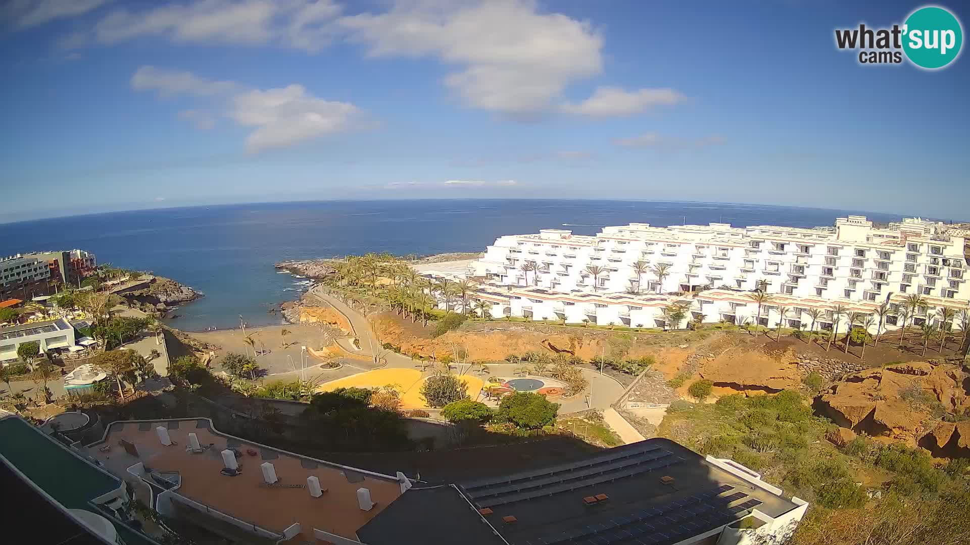 Webcam en direct Playa de Las Galgas – Playa Paraiso – île de La Gomera – Costa Adeje – Tenerife