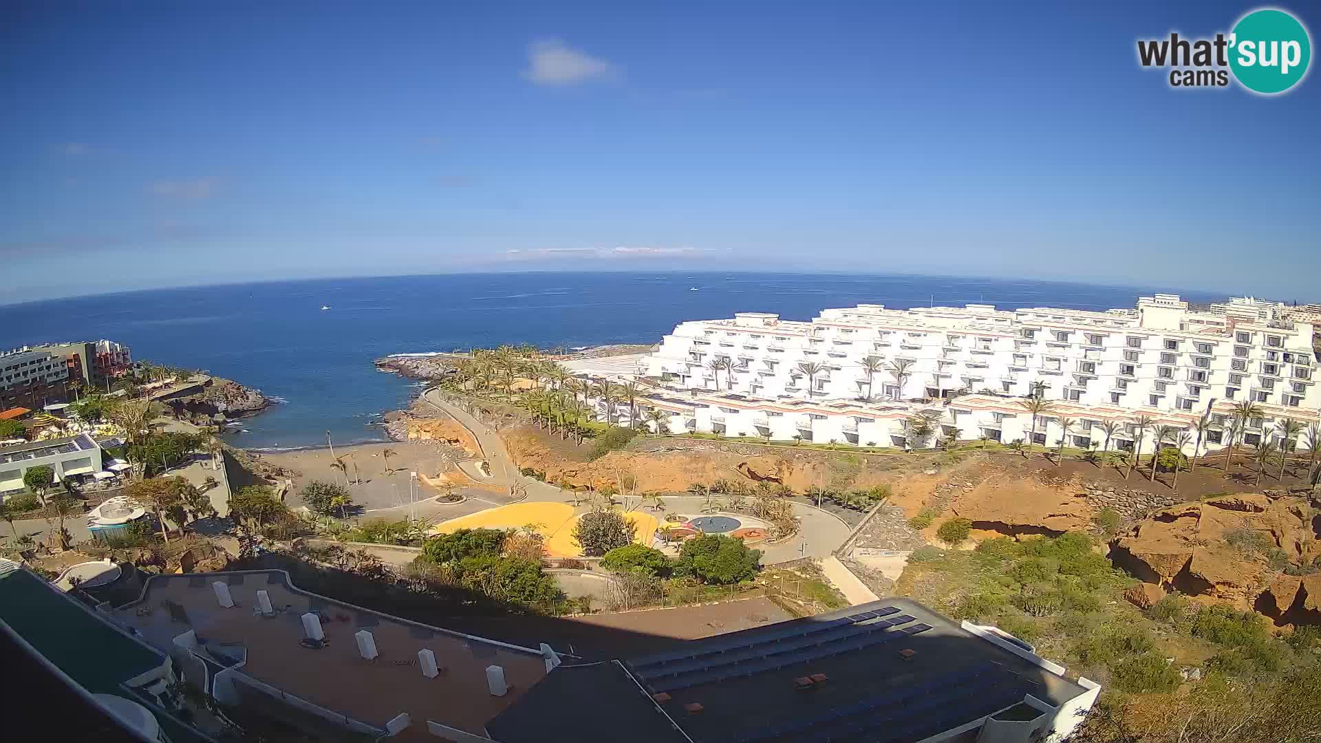 Live-Webcam Las Galgas Strand – Playa Paraiso – Insel La Gomera – Costa Adeje – Teneriffa