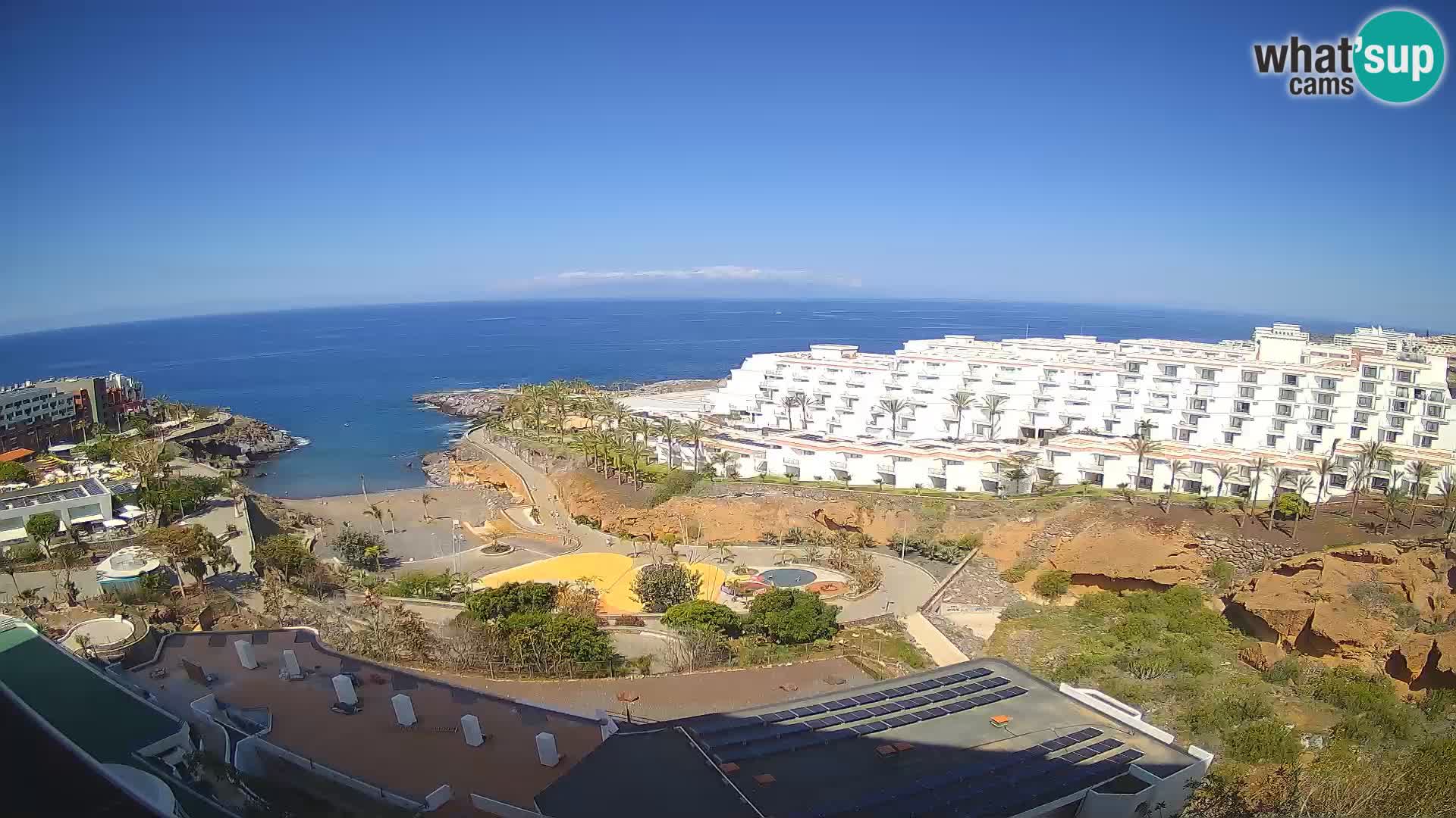 Web kamera uživo Playa de Las Galgas – Playa Paraiso – otok La Gomera – Costa Adeje – Tenerife