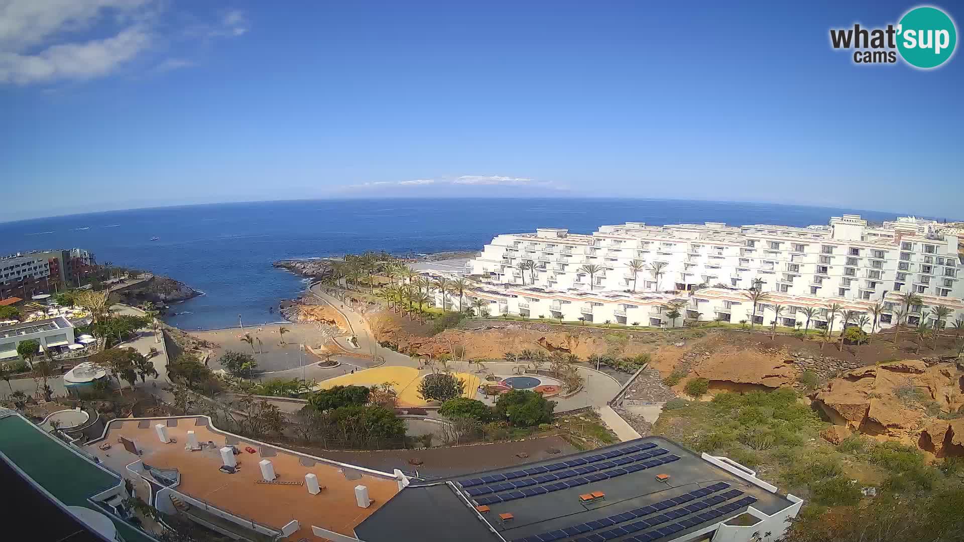 Live-Webcam Las Galgas Strand – Playa Paraiso – Insel La Gomera – Costa Adeje – Teneriffa