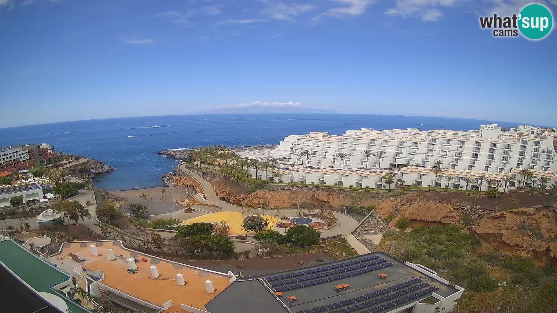 Webcam live spiaggia Las Galgas – Playa Paraiso – Isola La Gomera – Costa Adeje – Tenerife