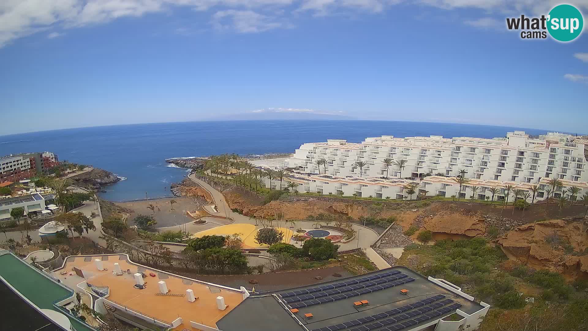 Web kamera uživo Playa de Las Galgas – Playa Paraiso – otok La Gomera – Costa Adeje – Tenerife