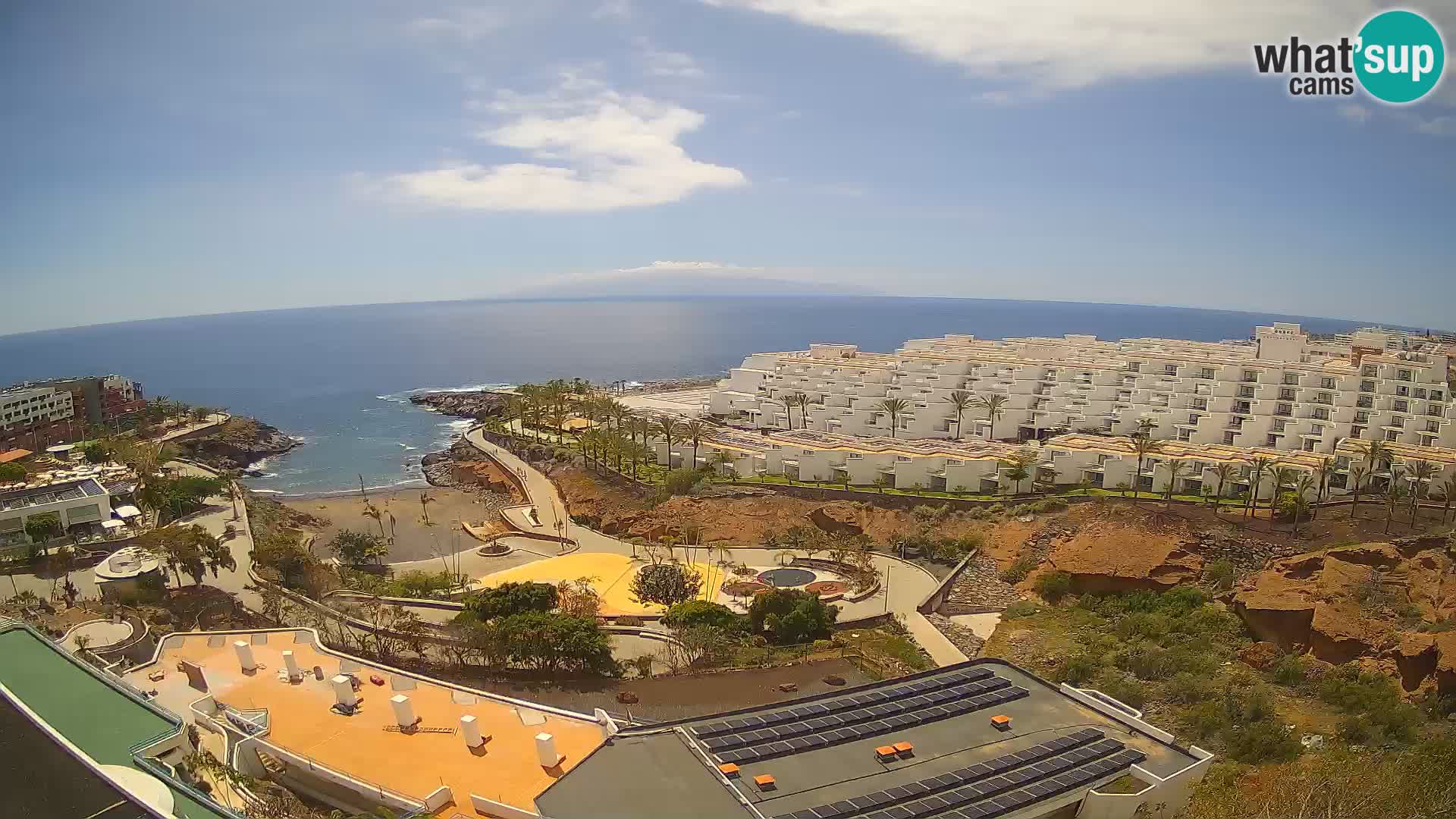 Live-Webcam Las Galgas Strand – Playa Paraiso – Insel La Gomera – Costa Adeje – Teneriffa