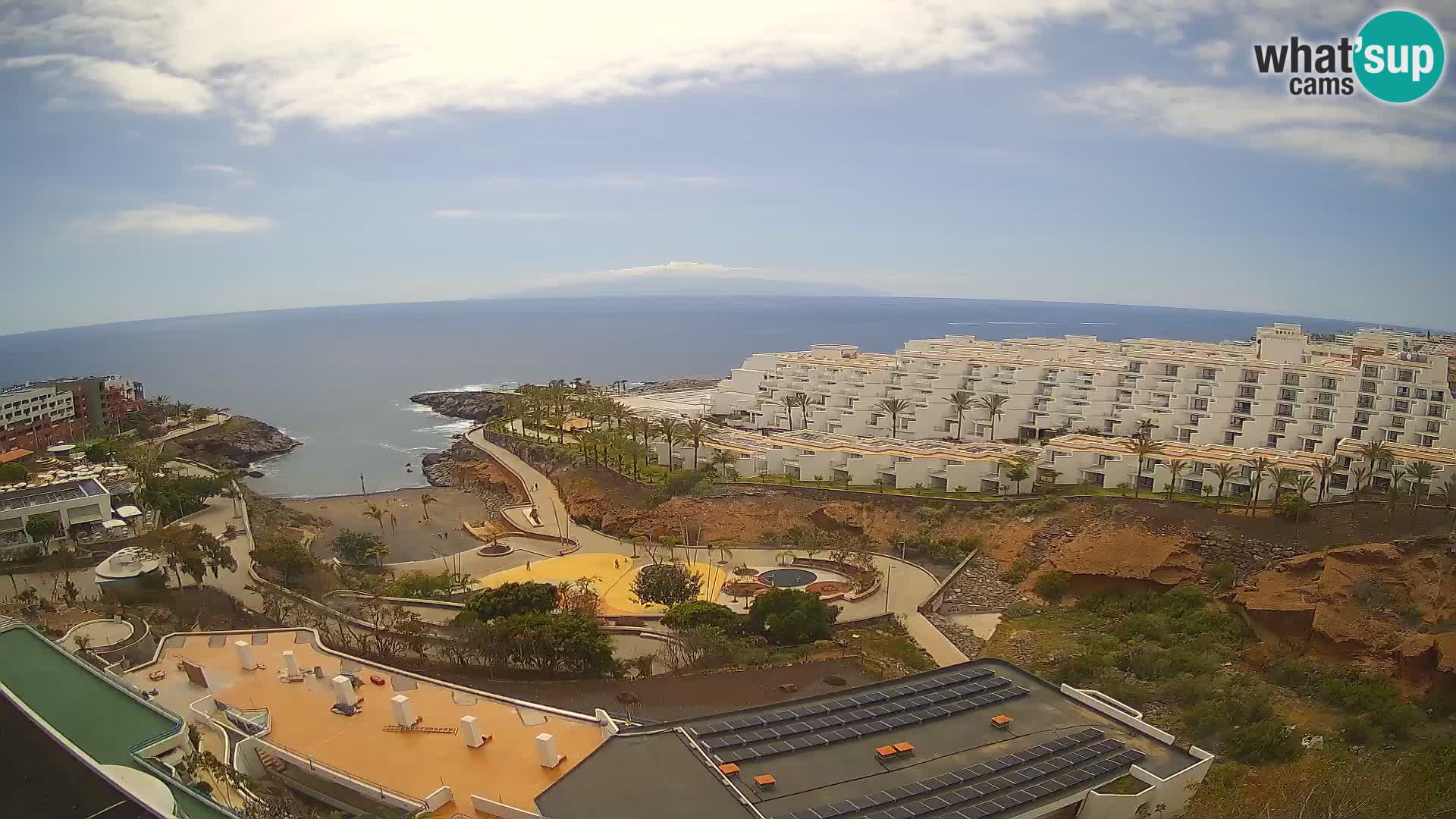 Webcam live spiaggia Las Galgas – Playa Paraiso – Isola La Gomera – Costa Adeje – Tenerife