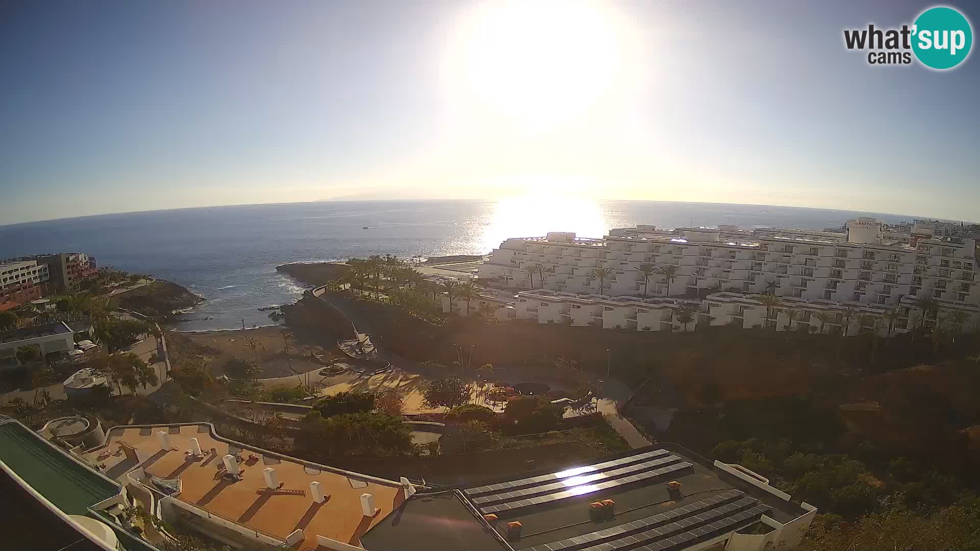 Spletna kamera v živo Las Galgas plaža – Playa Paraiso – otok La Gomera – Costa Adeje – Tenerife
