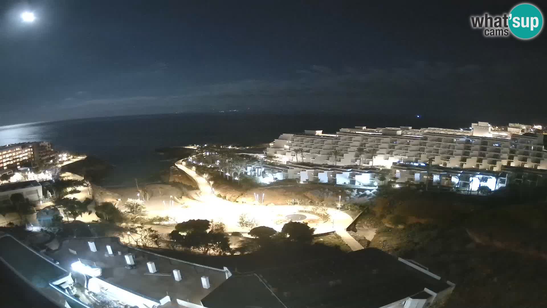 Spletna kamera v živo Las Galgas plaža – Playa Paraiso – otok La Gomera – Costa Adeje – Tenerife
