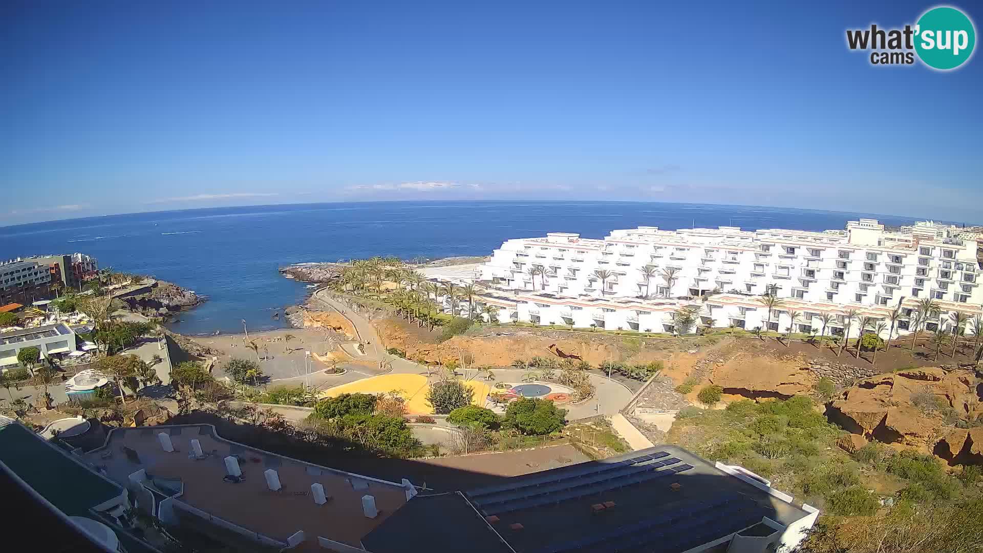 Webcam live spiaggia Las Galgas – Playa Paraiso – Isola La Gomera – Costa Adeje – Tenerife