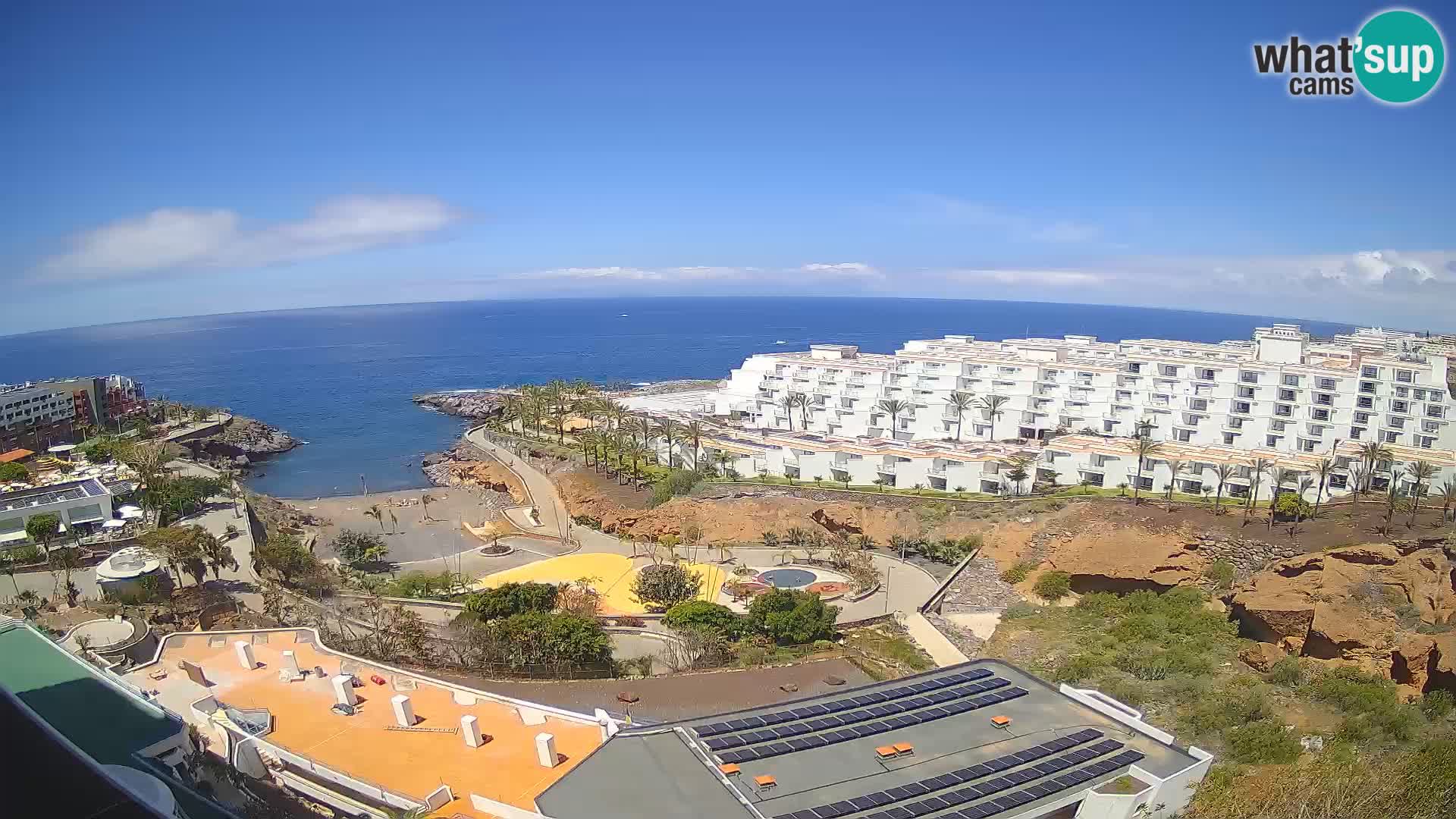 Webcam en vivo Playa de Las Galgas – Playa Paraíso – Isla de La Gomera – Costa Adeje – Tenerife