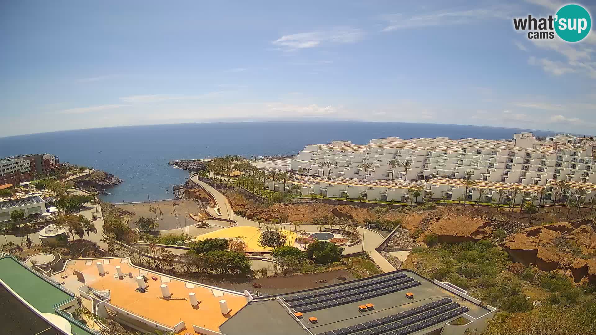 Live-Webcam Las Galgas Strand – Playa Paraiso – Insel La Gomera – Costa Adeje – Teneriffa