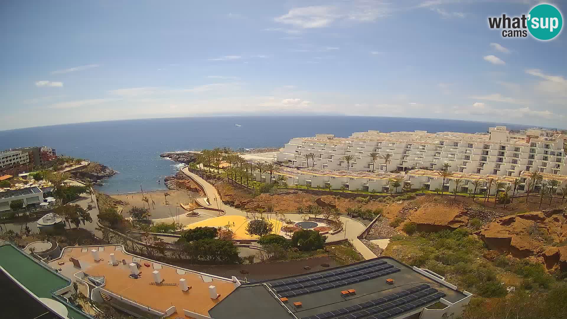 Webcam live spiaggia Las Galgas – Playa Paraiso – Isola La Gomera – Costa Adeje – Tenerife