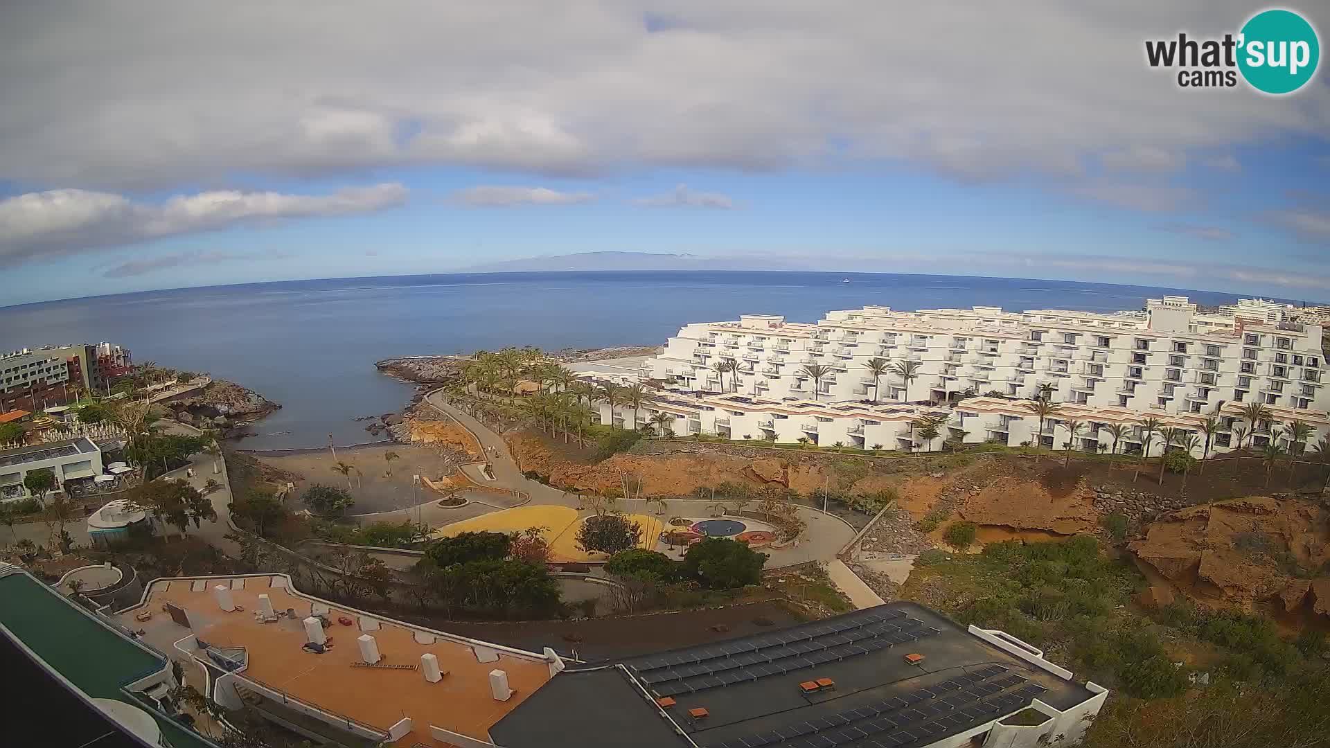 Webcam live spiaggia Las Galgas – Playa Paraiso – Isola La Gomera – Costa Adeje – Tenerife