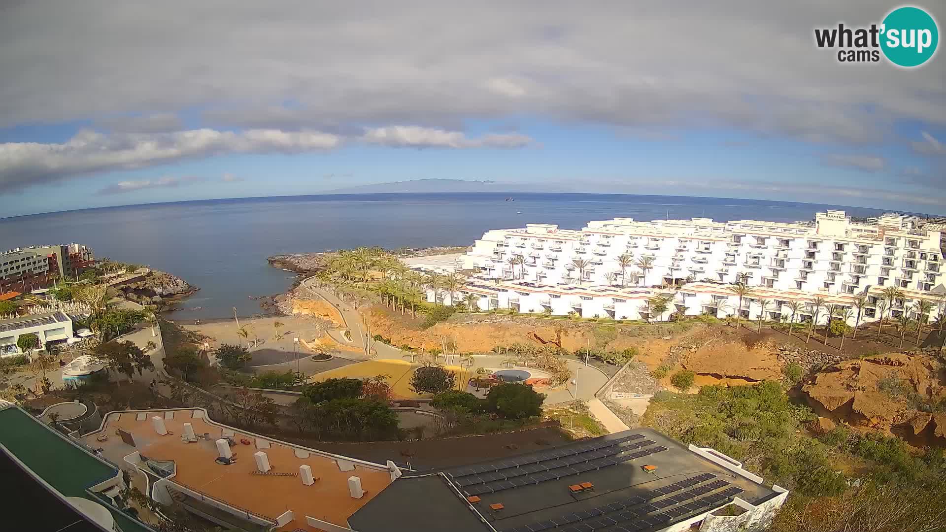 Web kamera uživo Playa de Las Galgas – Playa Paraiso – otok La Gomera – Costa Adeje – Tenerife