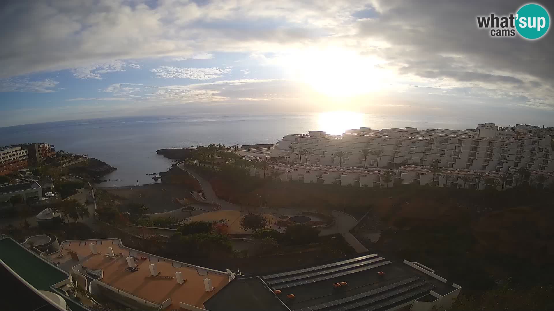 Spletna kamera v živo Las Galgas plaža – Playa Paraiso – otok La Gomera – Costa Adeje – Tenerife