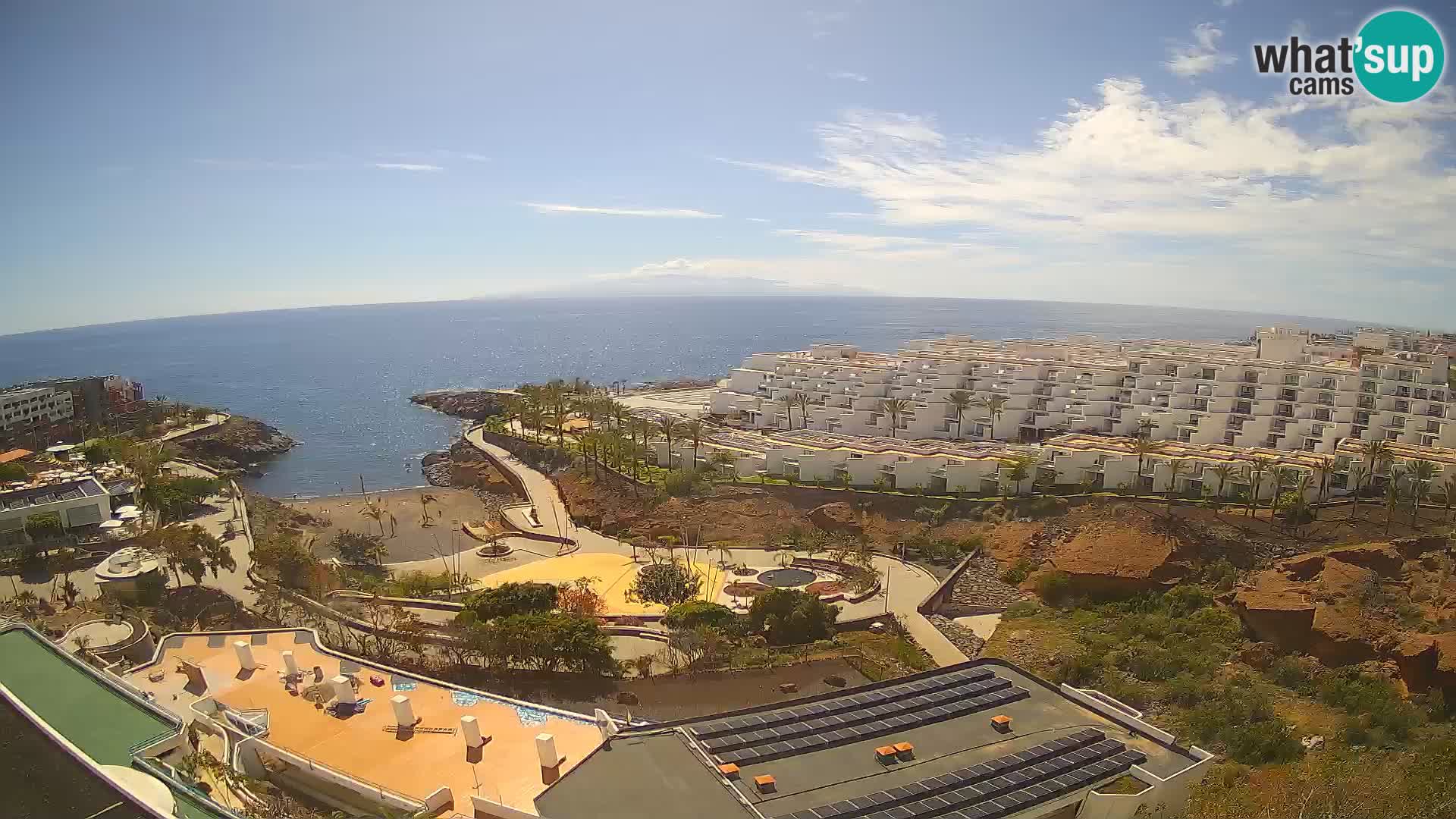 Webcam live spiaggia Las Galgas – Playa Paraiso – Isola La Gomera – Costa Adeje – Tenerife