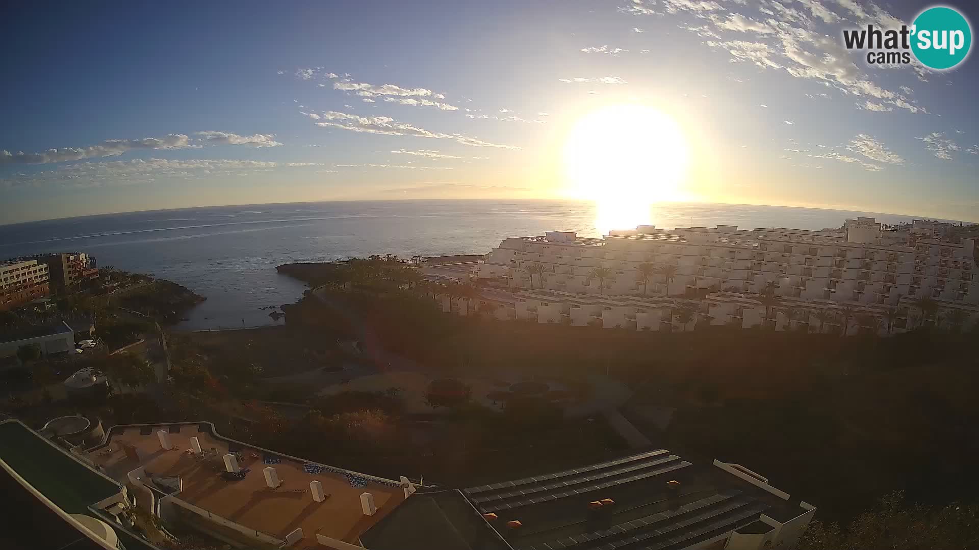Live webcam Playa de Las Galgas – Playa Paraiso – La Gomera island – Adeje – Tenerife