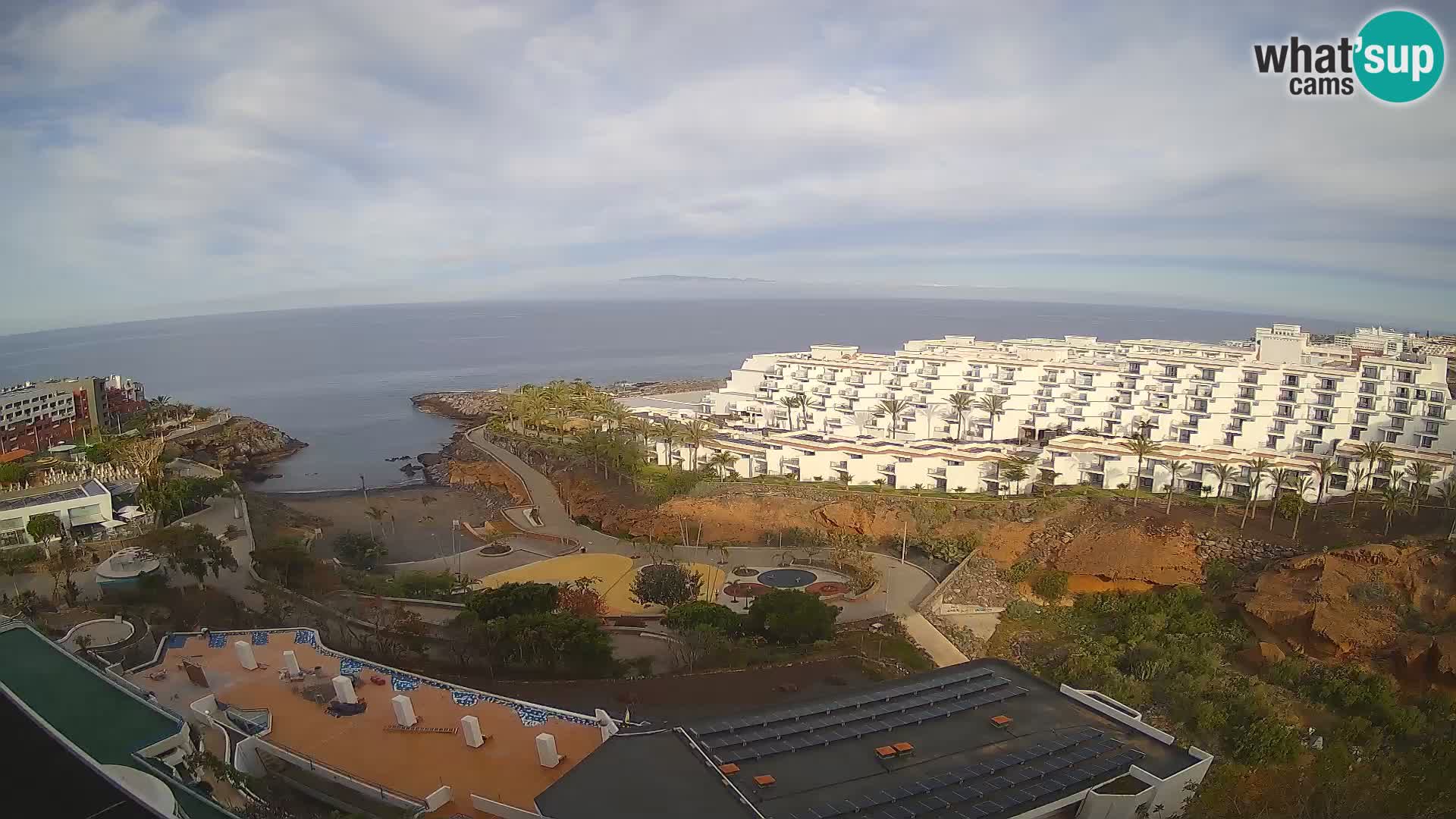 Live-Webcam Las Galgas Strand – Playa Paraiso – Insel La Gomera – Costa Adeje – Teneriffa