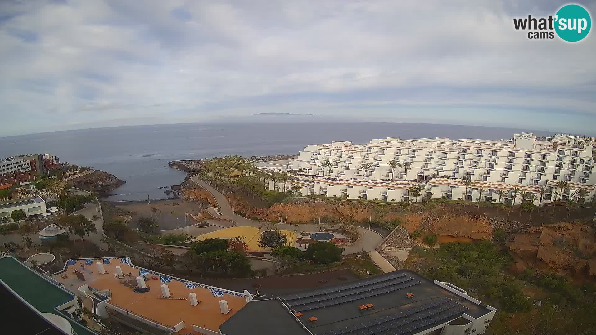 Webcam en direct Playa de Las Galgas – Playa Paraiso – île de La Gomera – Costa Adeje – Tenerife