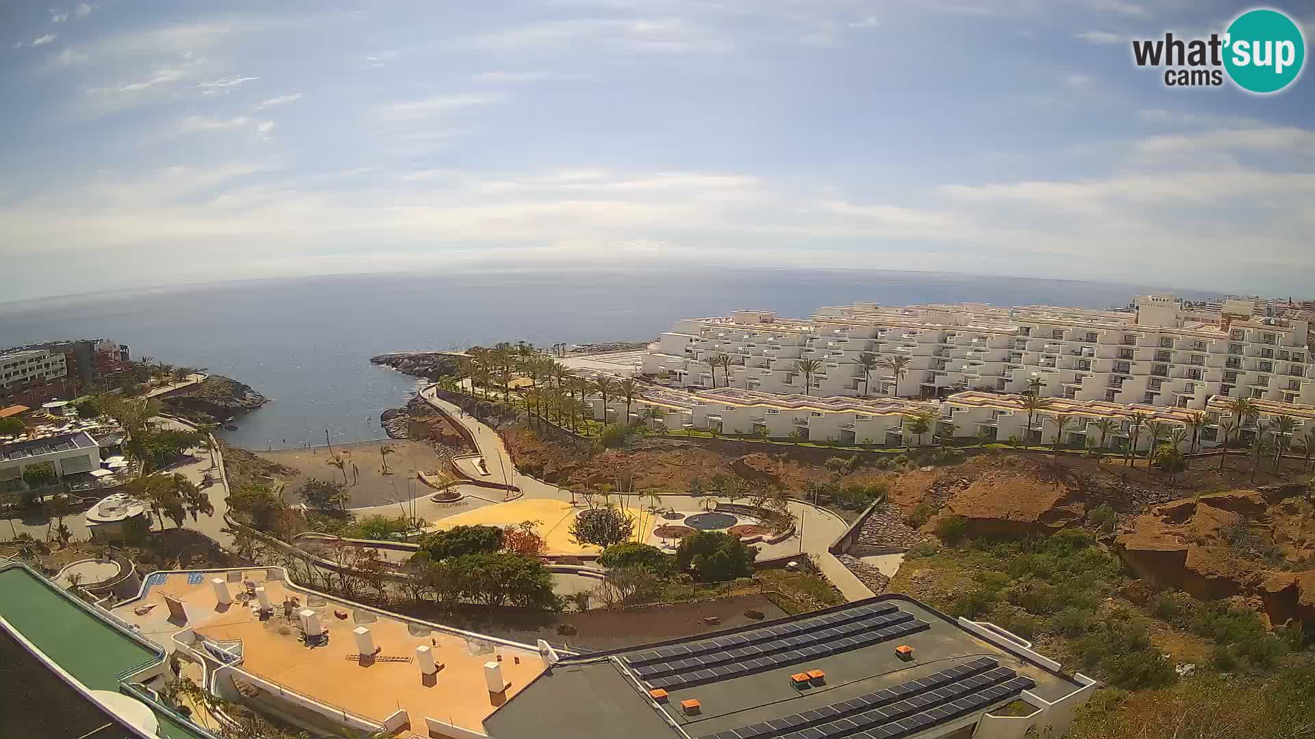 Webcam live spiaggia Las Galgas – Playa Paraiso – Isola La Gomera – Costa Adeje – Tenerife