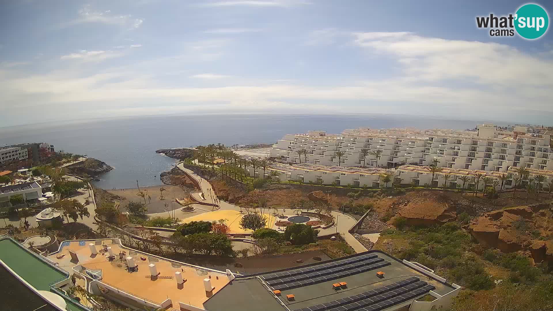 Webcam en vivo Playa de Las Galgas – Playa Paraíso – Isla de La Gomera – Costa Adeje – Tenerife