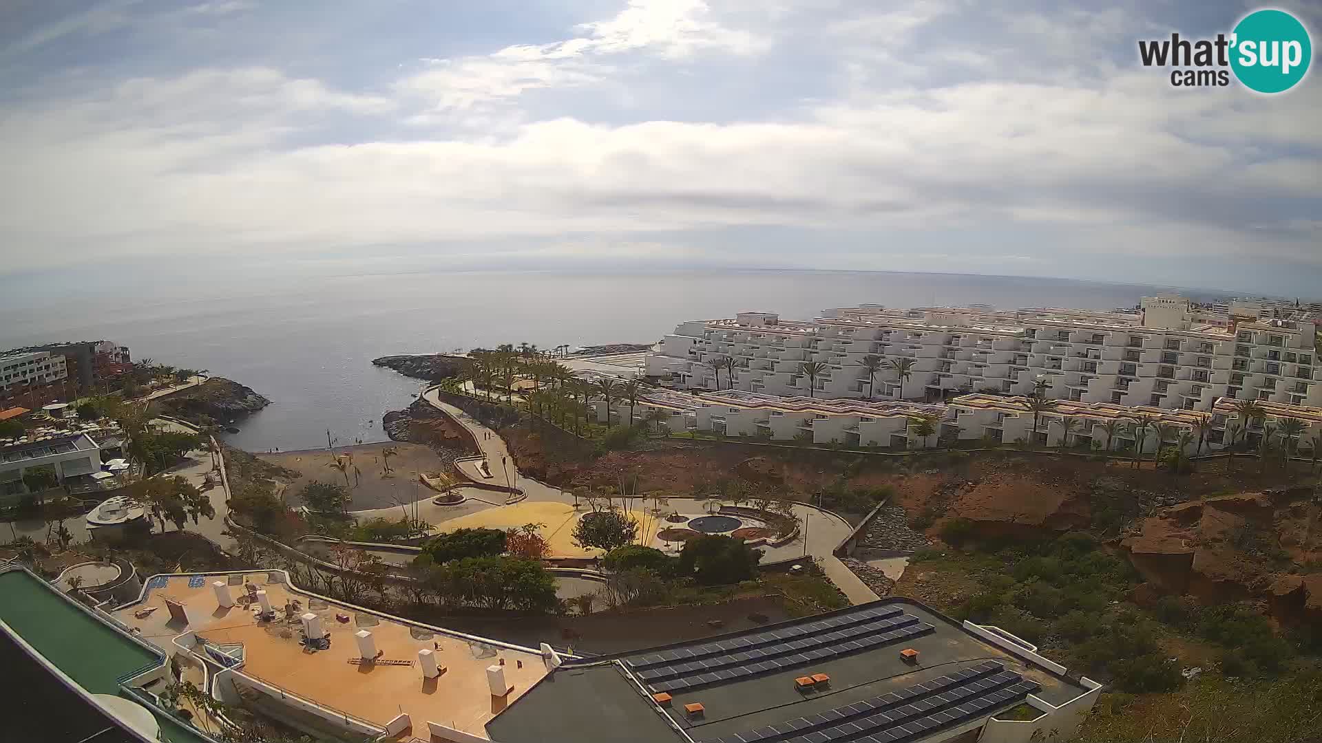 Live webcam Playa de Las Galgas – Playa Paraiso – La Gomera island – Adeje – Tenerife