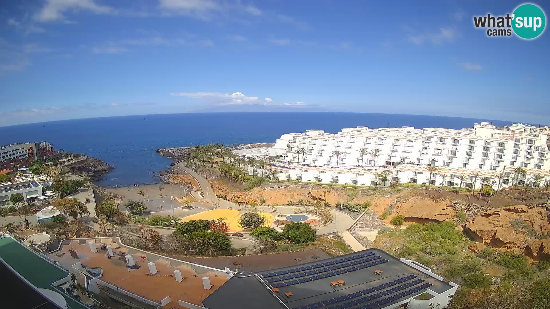 Live-Webcam Las Galgas Strand – Playa Paraiso – Insel La Gomera – Costa Adeje – Teneriffa