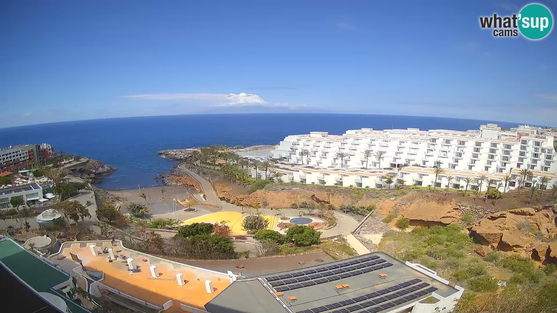 Web kamera uživo Playa de Las Galgas – Playa Paraiso – otok La Gomera – Costa Adeje – Tenerife