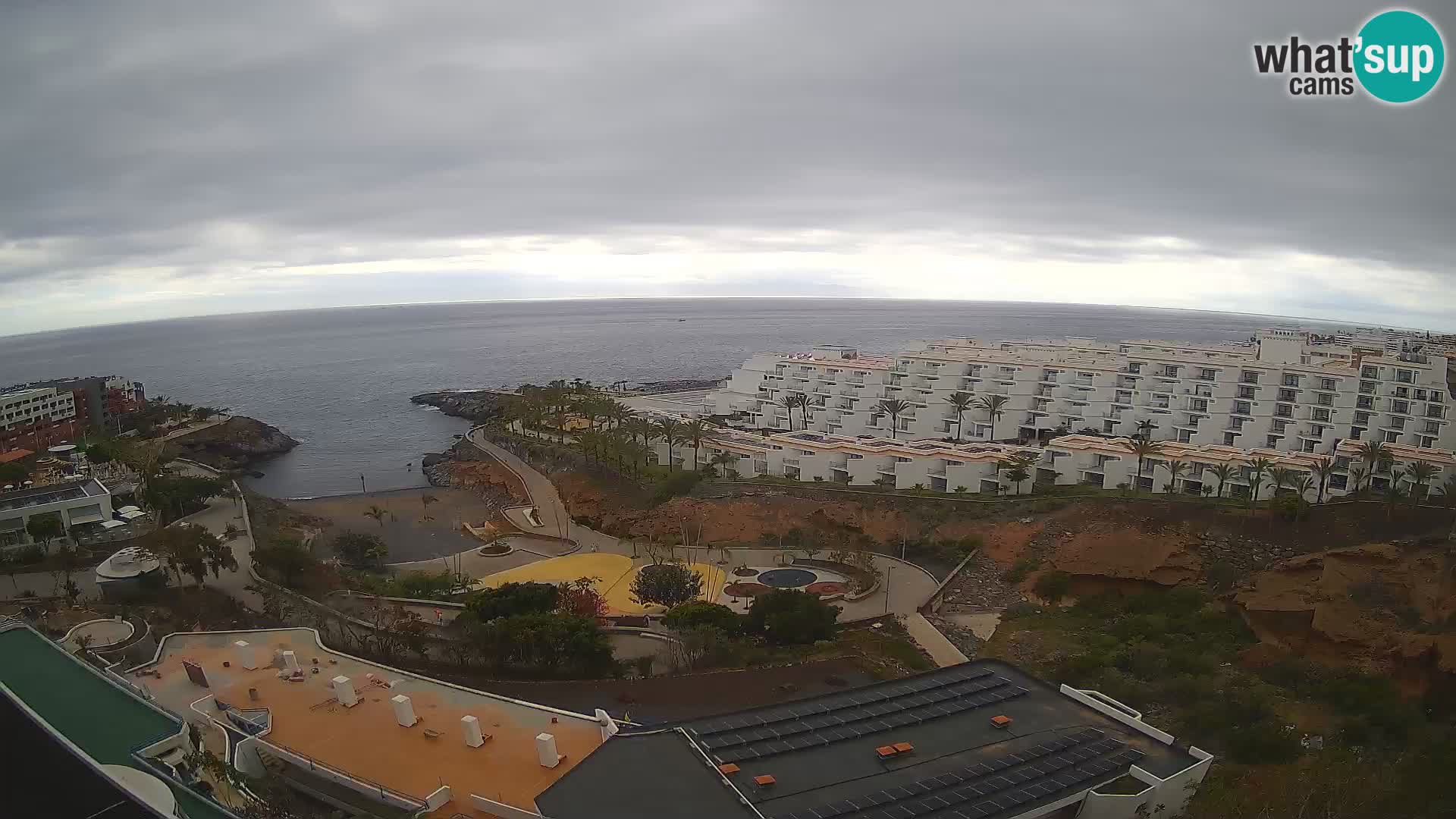Live webcam Playa de Las Galgas – Playa Paraiso – La Gomera island – Adeje – Tenerife
