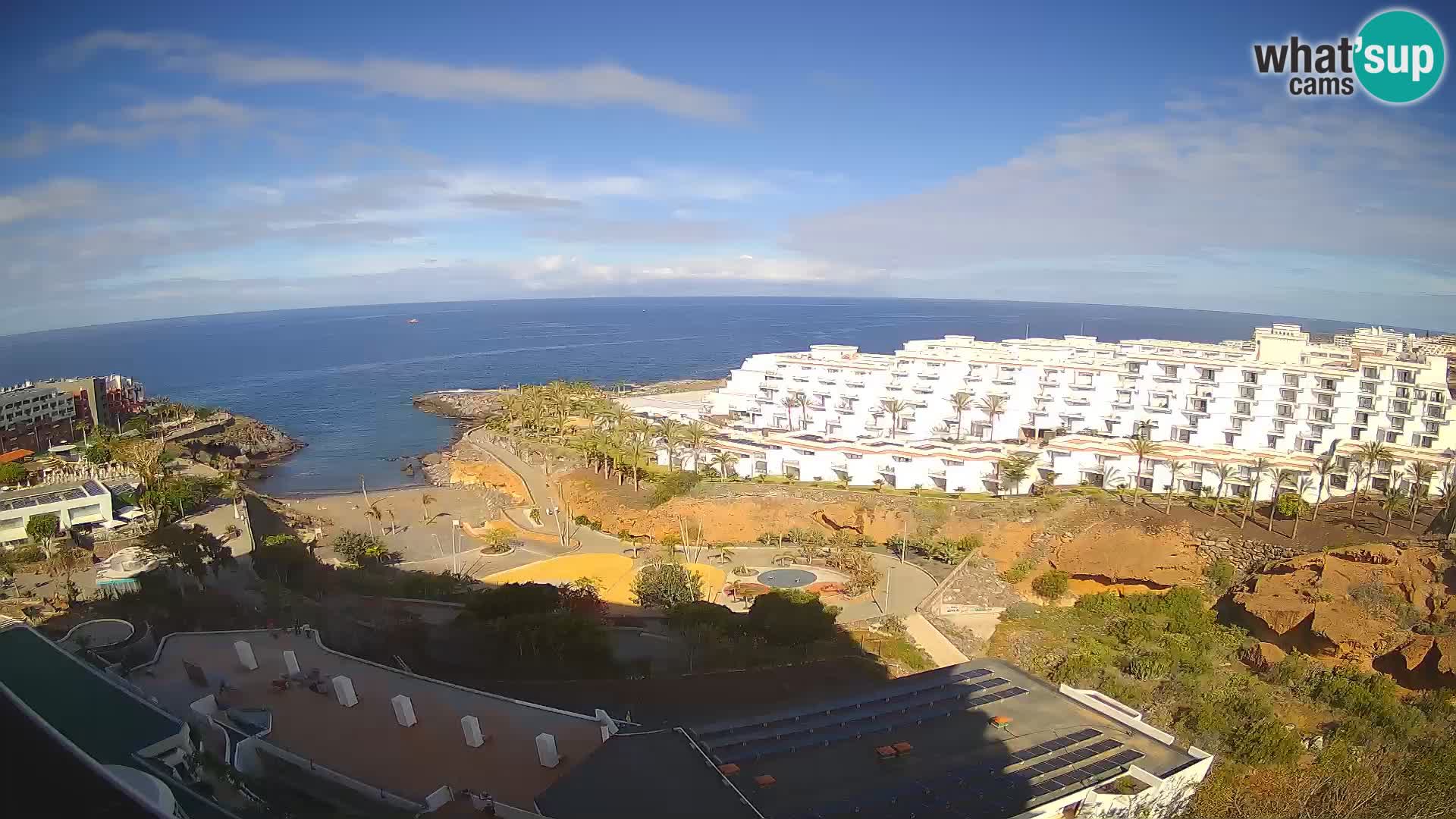 Web kamera uživo Playa de Las Galgas – Playa Paraiso – otok La Gomera – Costa Adeje – Tenerife