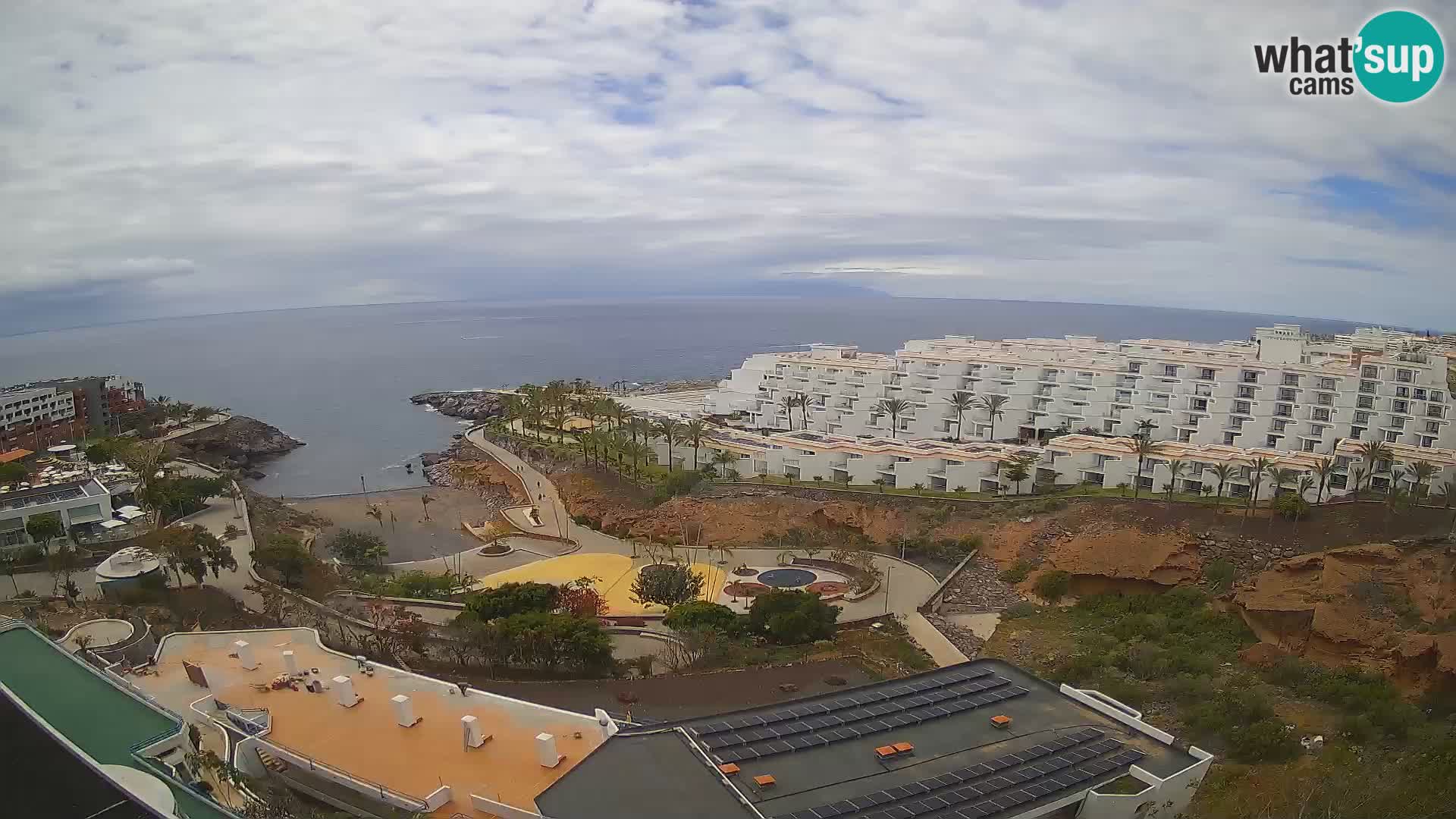 Live webcam Playa de Las Galgas – Playa Paraiso – La Gomera island – Adeje – Tenerife