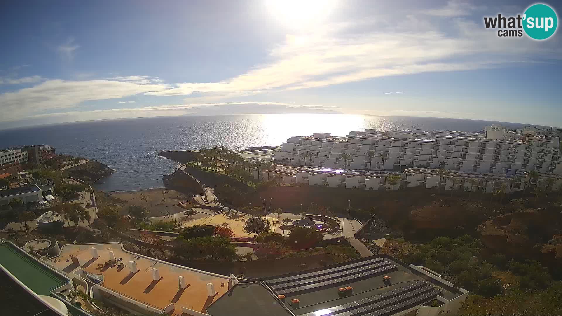 Webcam en vivo Playa de Las Galgas – Playa Paraíso – Isla de La Gomera – Costa Adeje – Tenerife