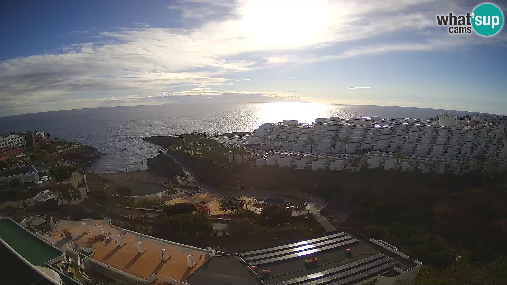 Webcam en vivo Playa de Las Galgas – Playa Paraíso – Isla de La Gomera – Costa Adeje – Tenerife
