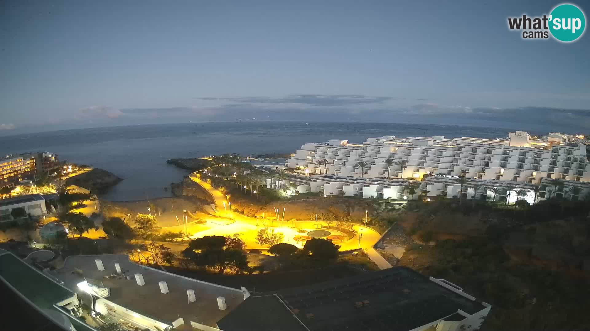 Spletna kamera v živo Las Galgas plaža – Playa Paraiso – otok La Gomera – Costa Adeje – Tenerife