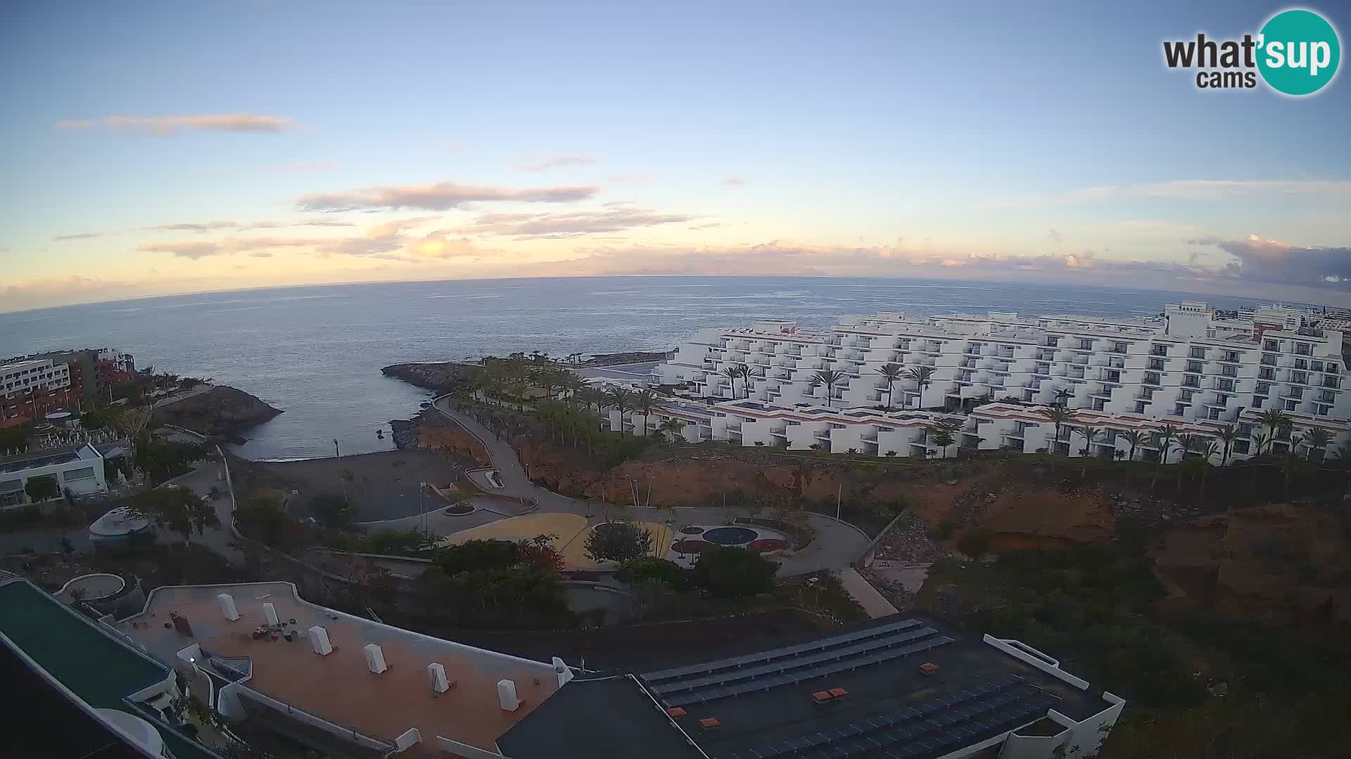 Spletna kamera v živo Las Galgas plaža – Playa Paraiso – otok La Gomera – Costa Adeje – Tenerife