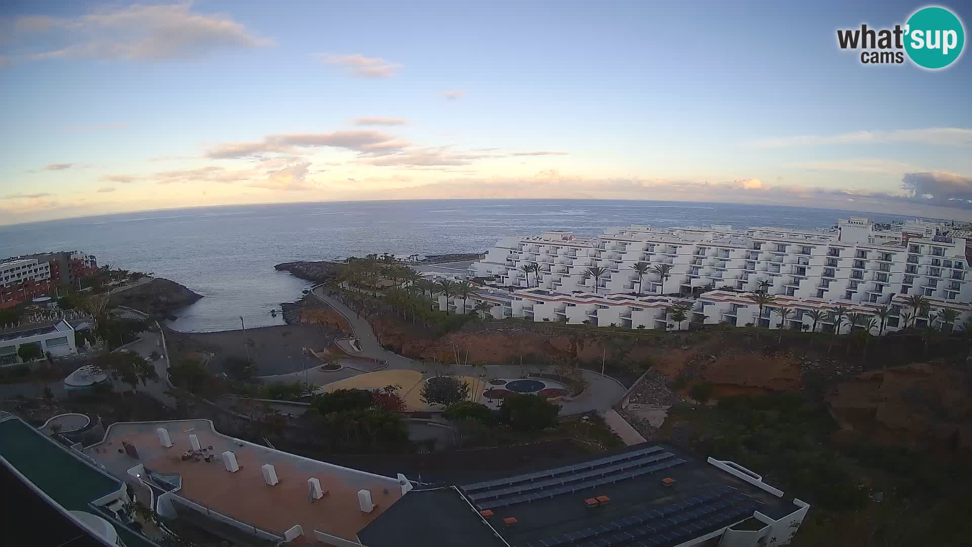 Live webcam Playa de Las Galgas – Playa Paraiso – La Gomera island – Adeje – Tenerife