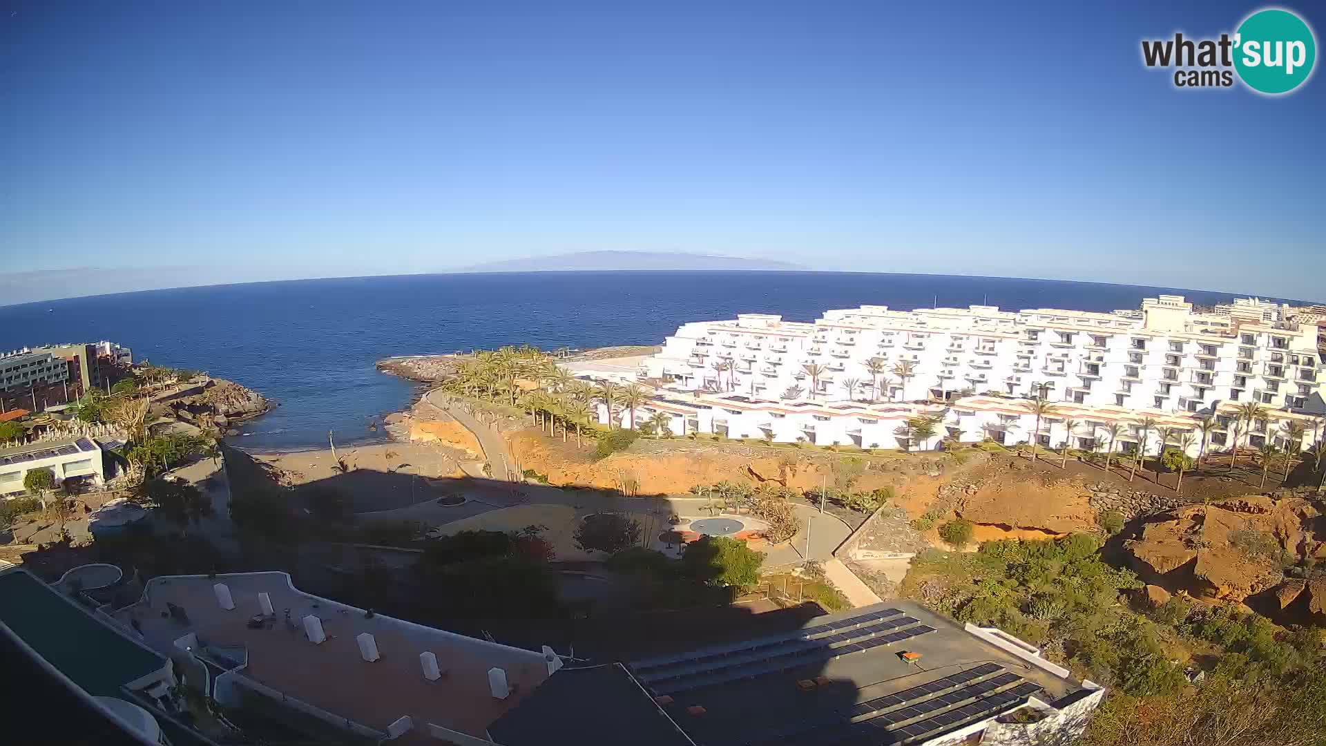 Webcam live spiaggia Las Galgas – Playa Paraiso – Isola La Gomera – Costa Adeje – Tenerife