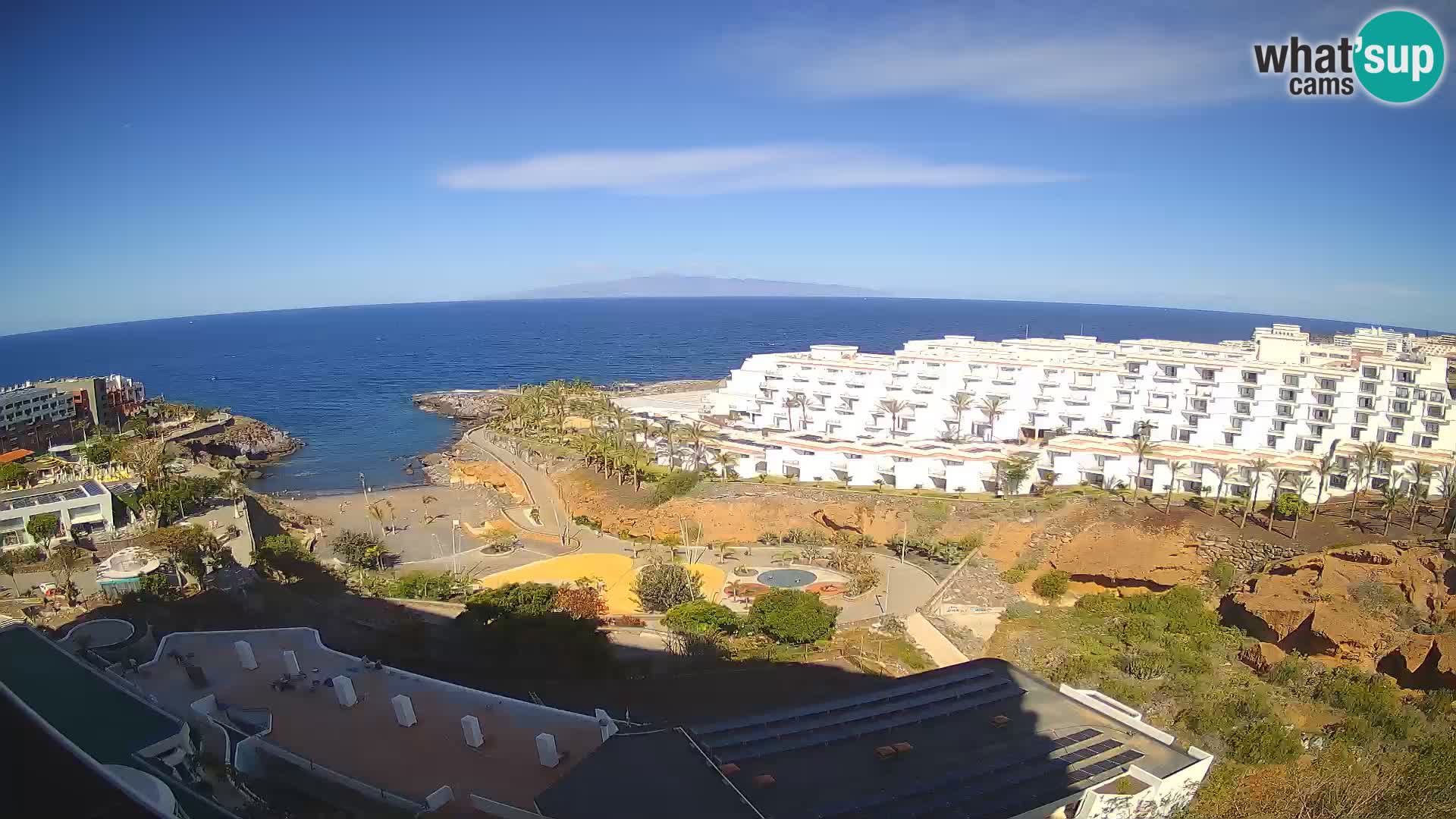 Webcam live spiaggia Las Galgas – Playa Paraiso – Isola La Gomera – Costa Adeje – Tenerife