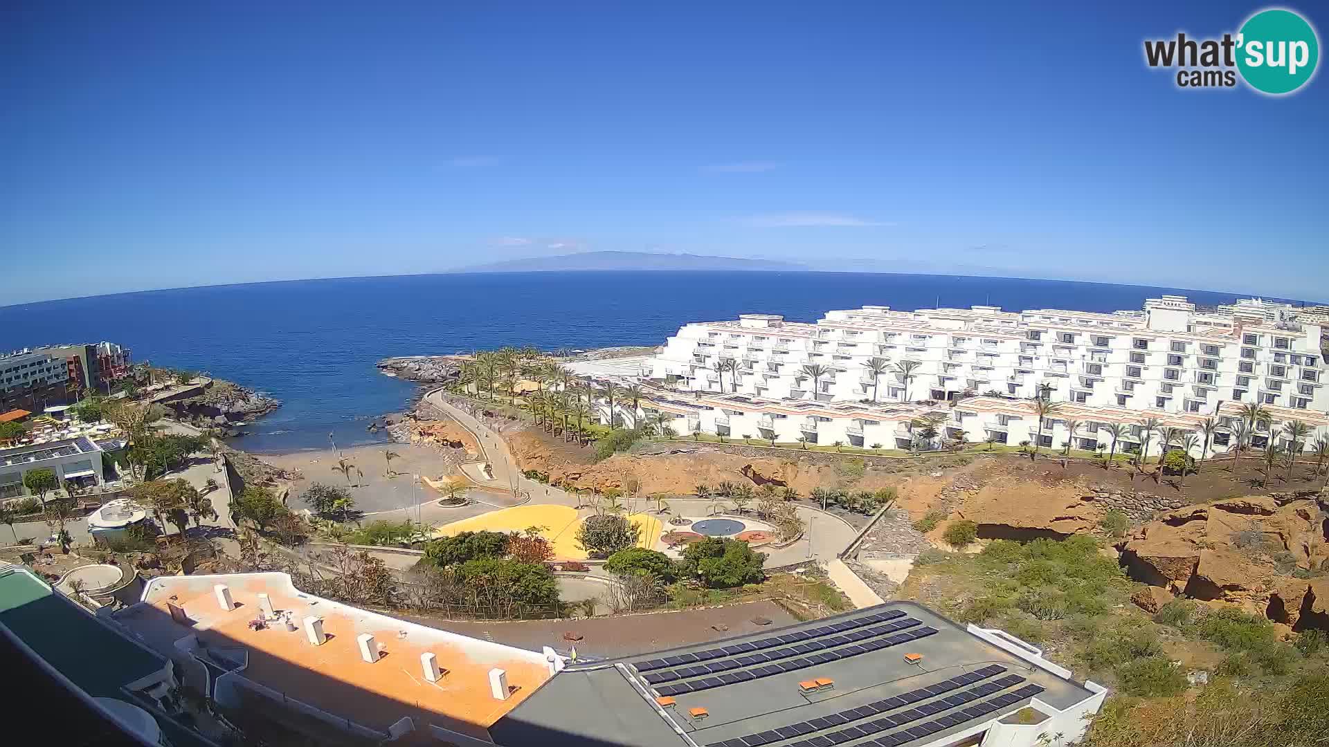 Live-Webcam Las Galgas Strand – Playa Paraiso – Insel La Gomera – Costa Adeje – Teneriffa