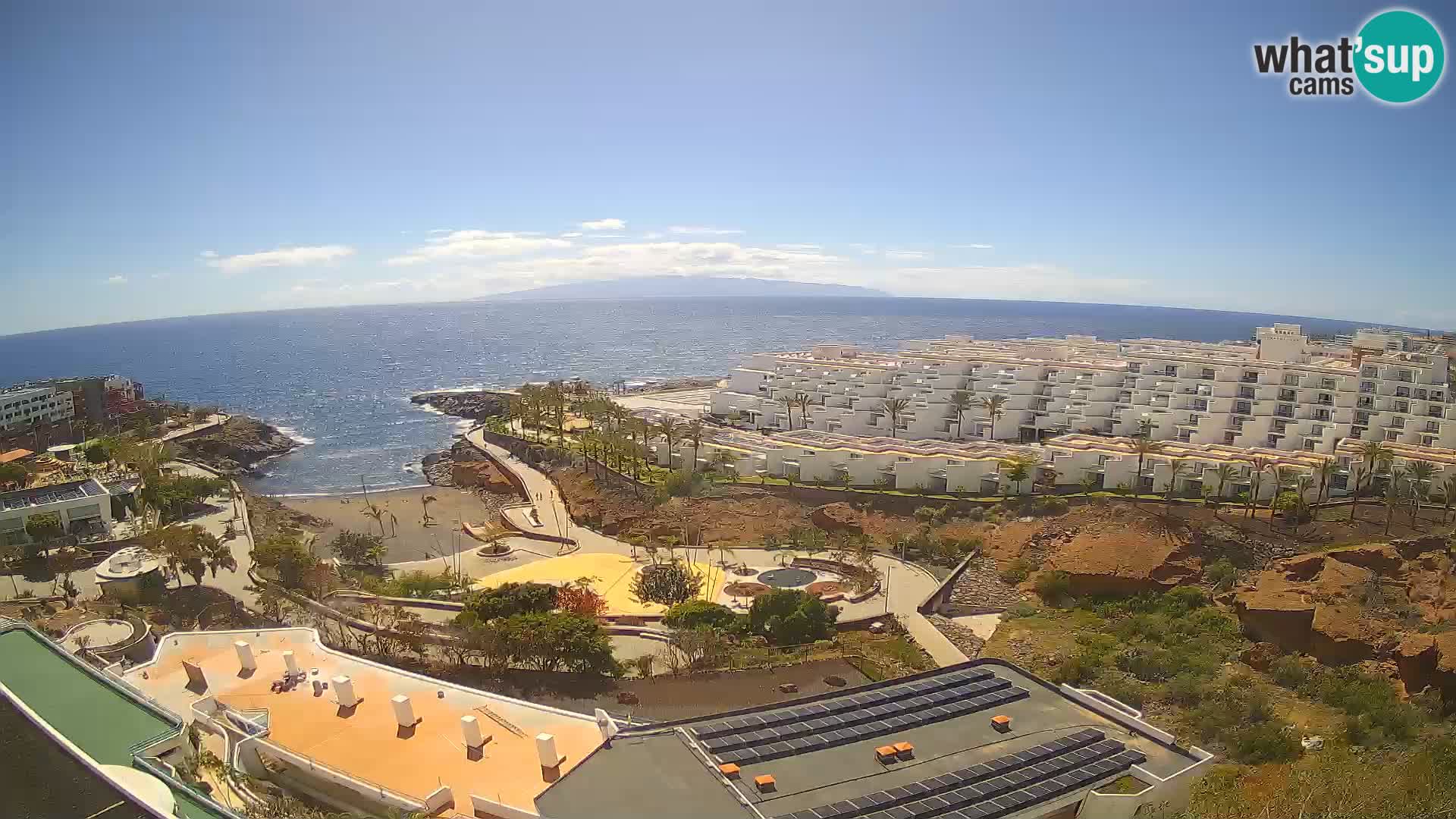 Live-Webcam Las Galgas Strand – Playa Paraiso – Insel La Gomera – Costa Adeje – Teneriffa