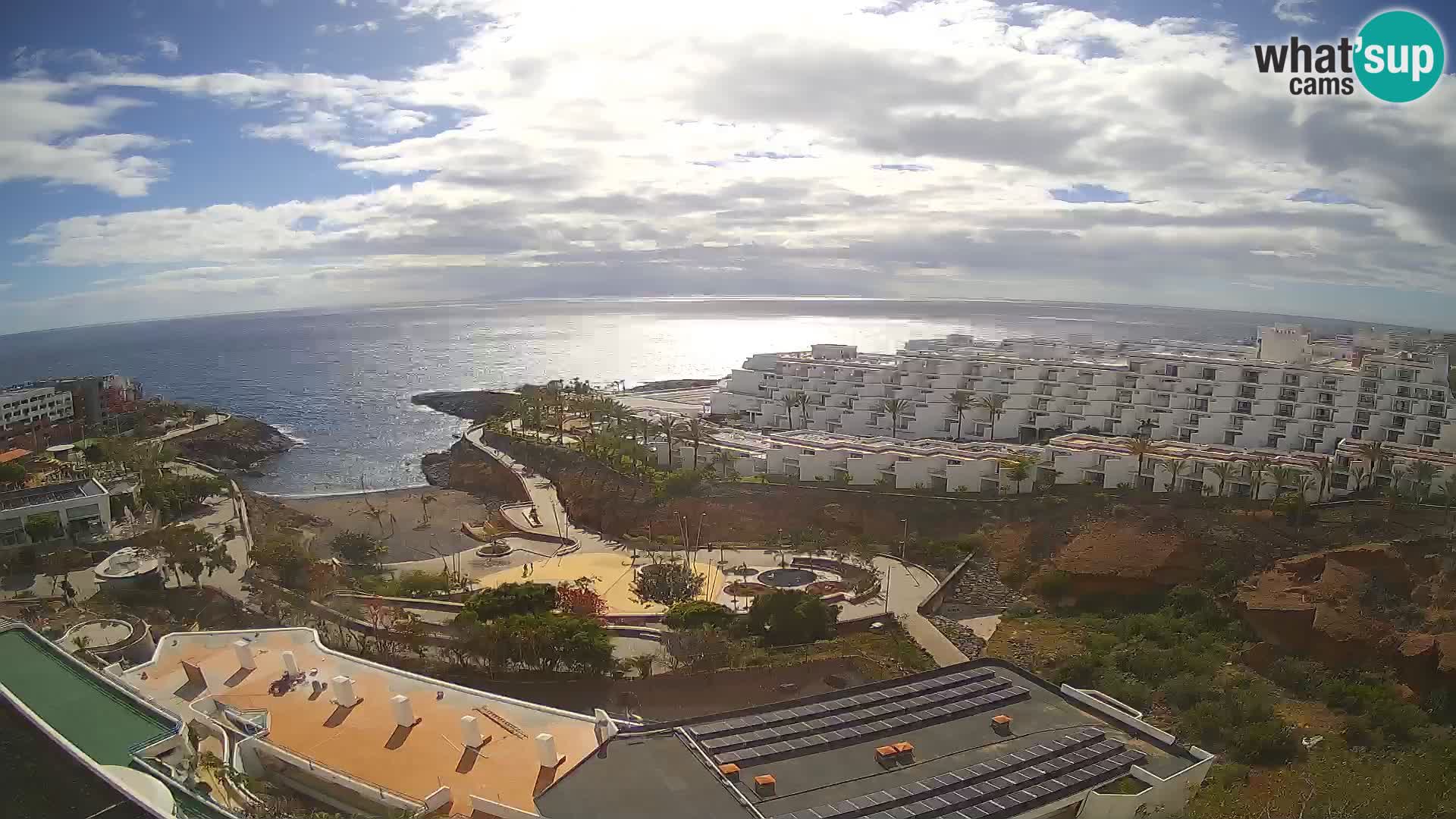 Webcam en vivo Playa de Las Galgas – Playa Paraíso – Isla de La Gomera – Costa Adeje – Tenerife
