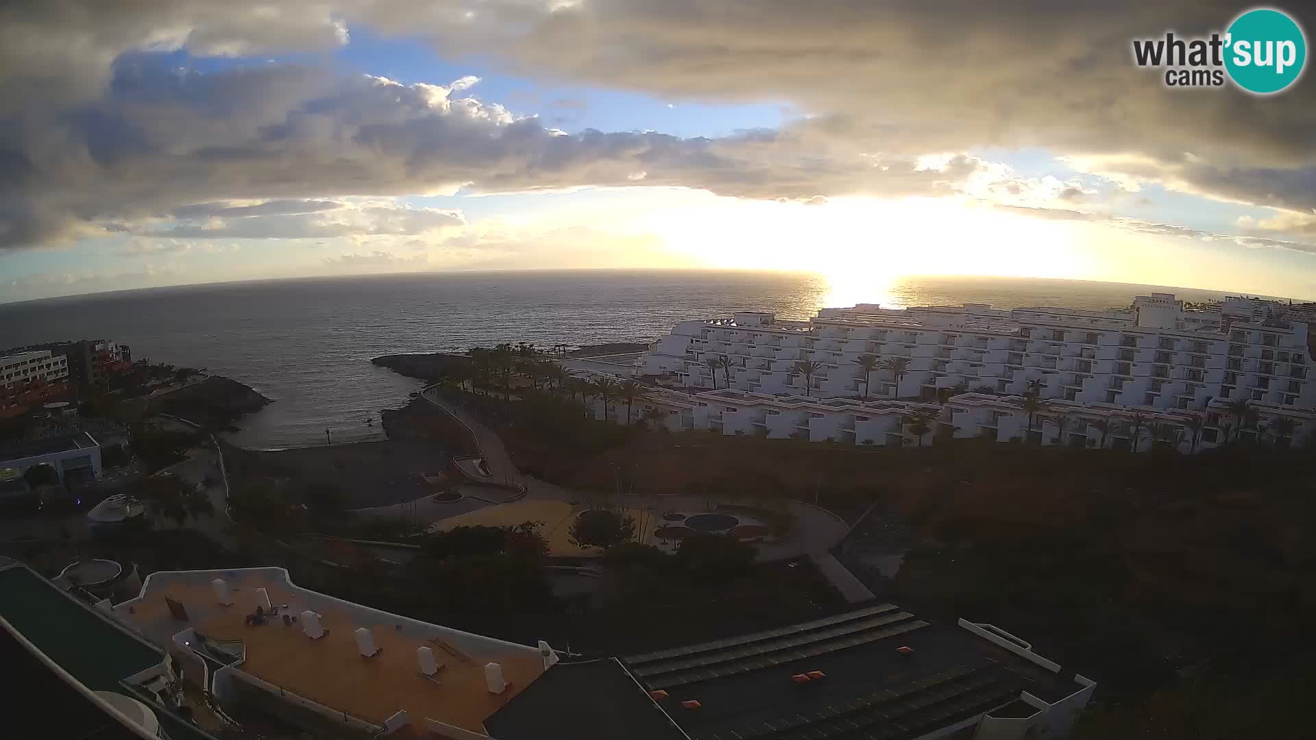 Live webcam Playa de Las Galgas – Playa Paraiso – La Gomera island – Adeje – Tenerife