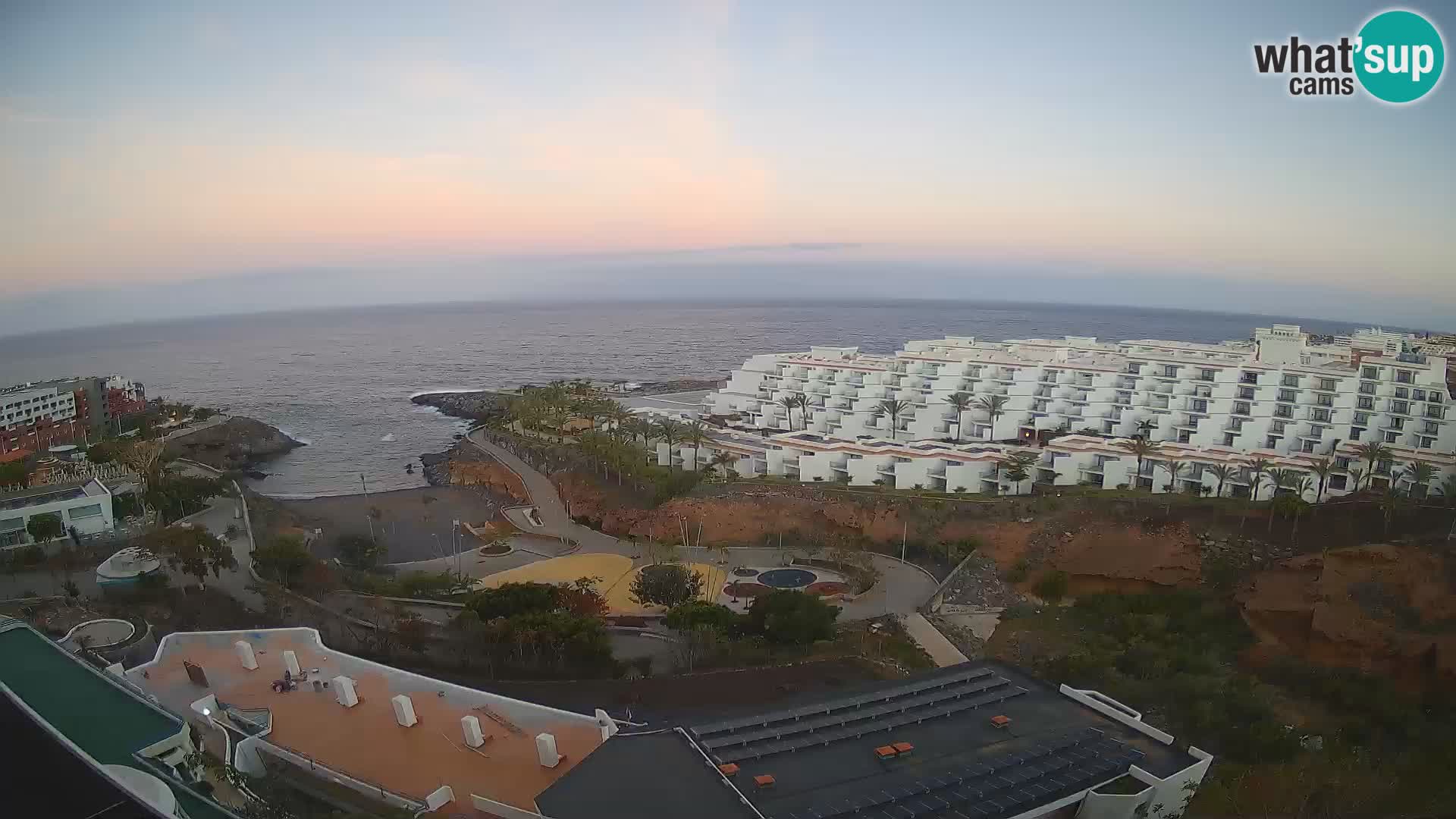 Live webcam Playa de Las Galgas – Playa Paraiso – La Gomera island – Adeje – Tenerife