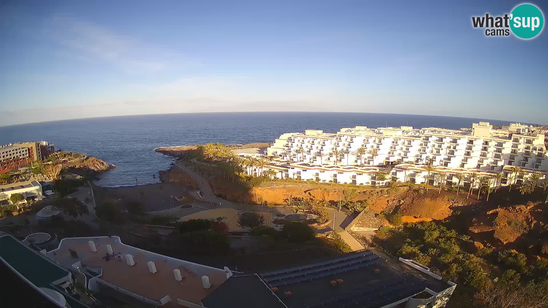Live webcam Playa de Las Galgas – Playa Paraiso – La Gomera island – Adeje – Tenerife
