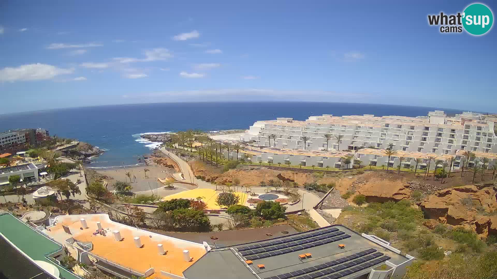 Web kamera uživo Playa de Las Galgas – Playa Paraiso – otok La Gomera – Costa Adeje – Tenerife