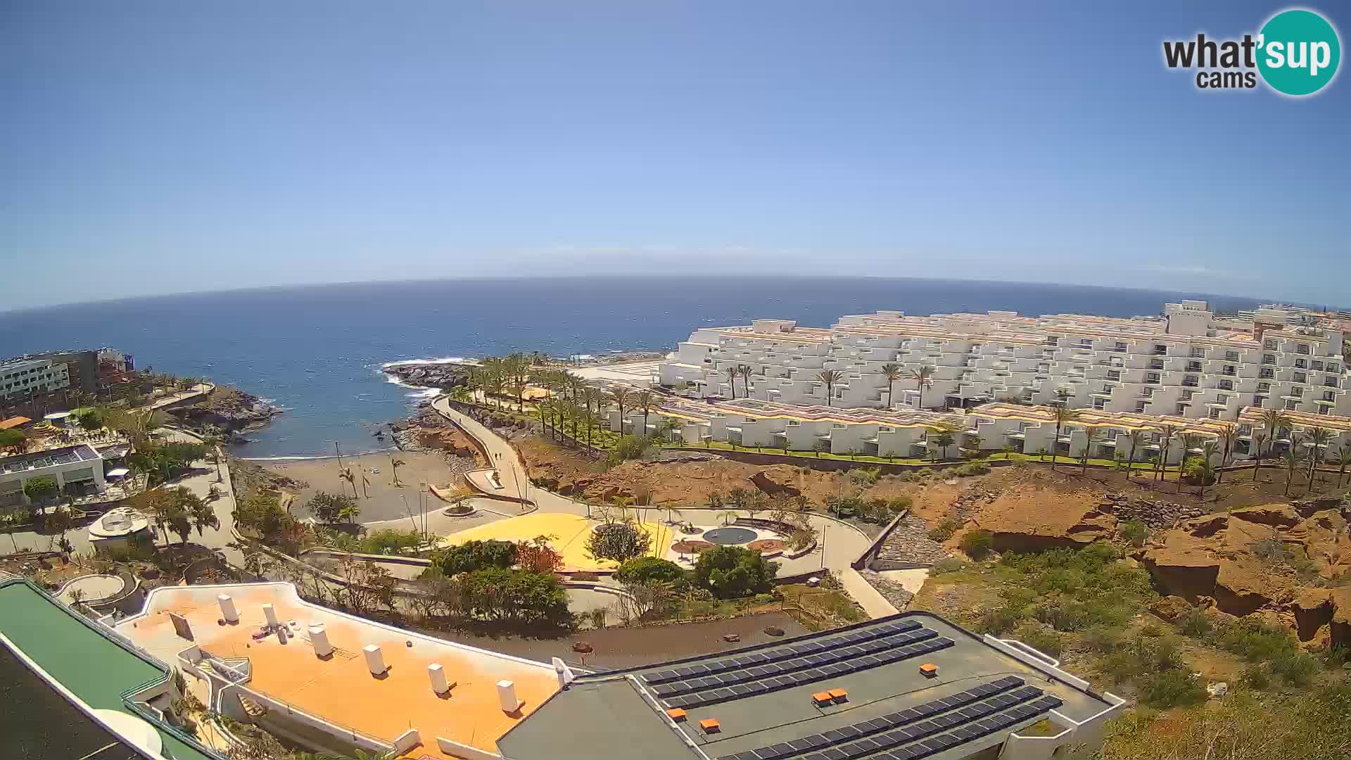 Web kamera uživo Playa de Las Galgas – Playa Paraiso – otok La Gomera – Costa Adeje – Tenerife