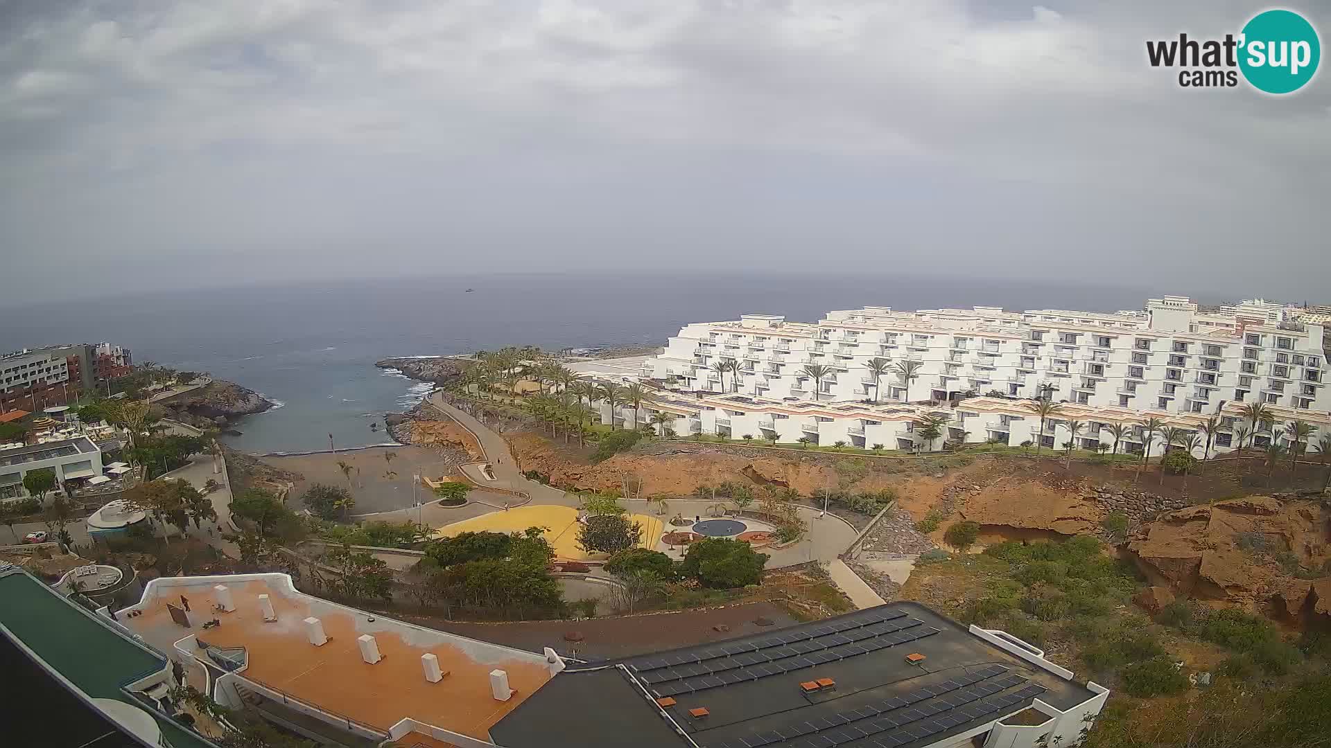 Live webcam Playa de Las Galgas – Playa Paraiso – La Gomera island – Adeje – Tenerife