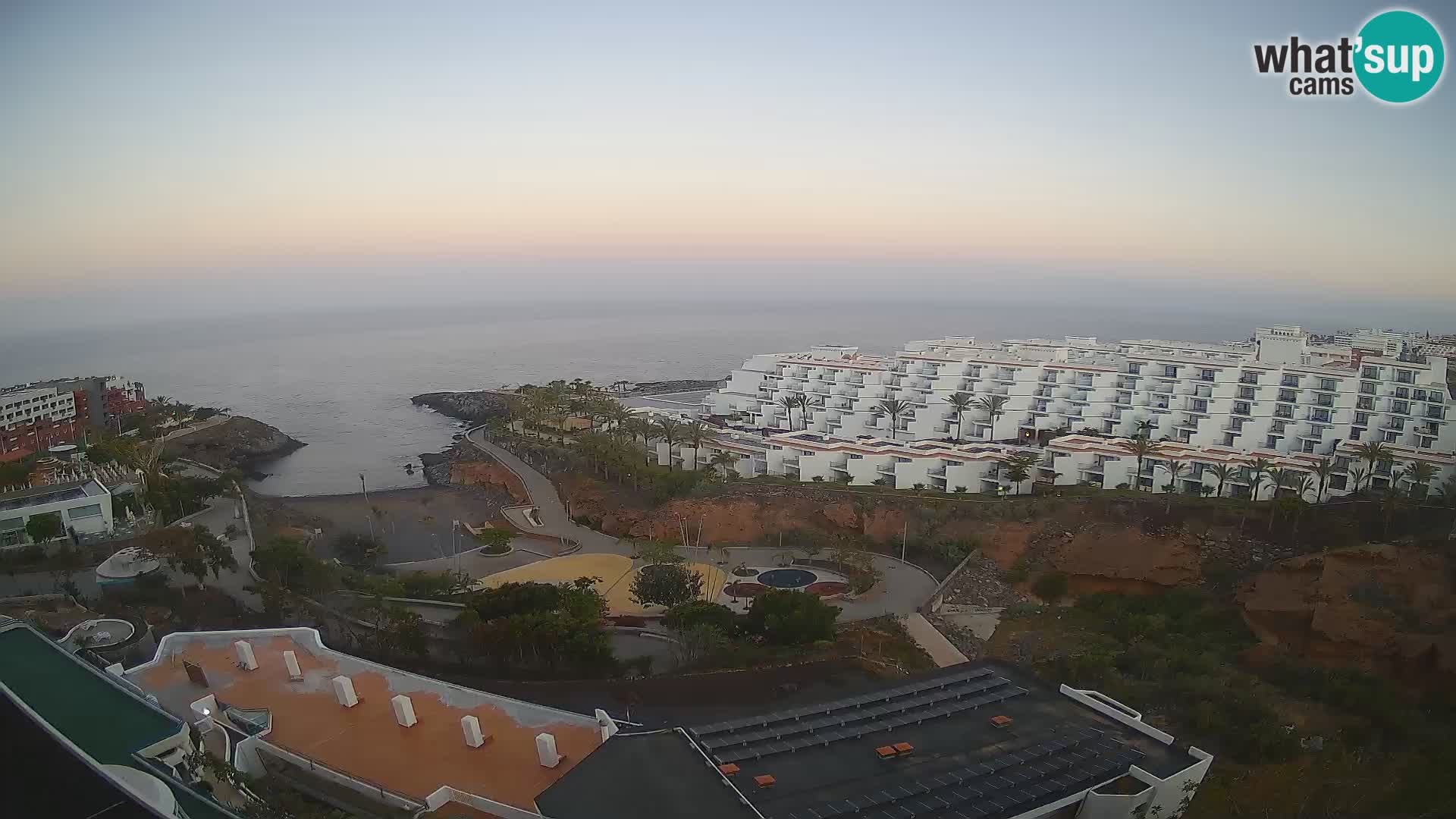 Spletna kamera v živo Las Galgas plaža – Playa Paraiso – otok La Gomera – Costa Adeje – Tenerife