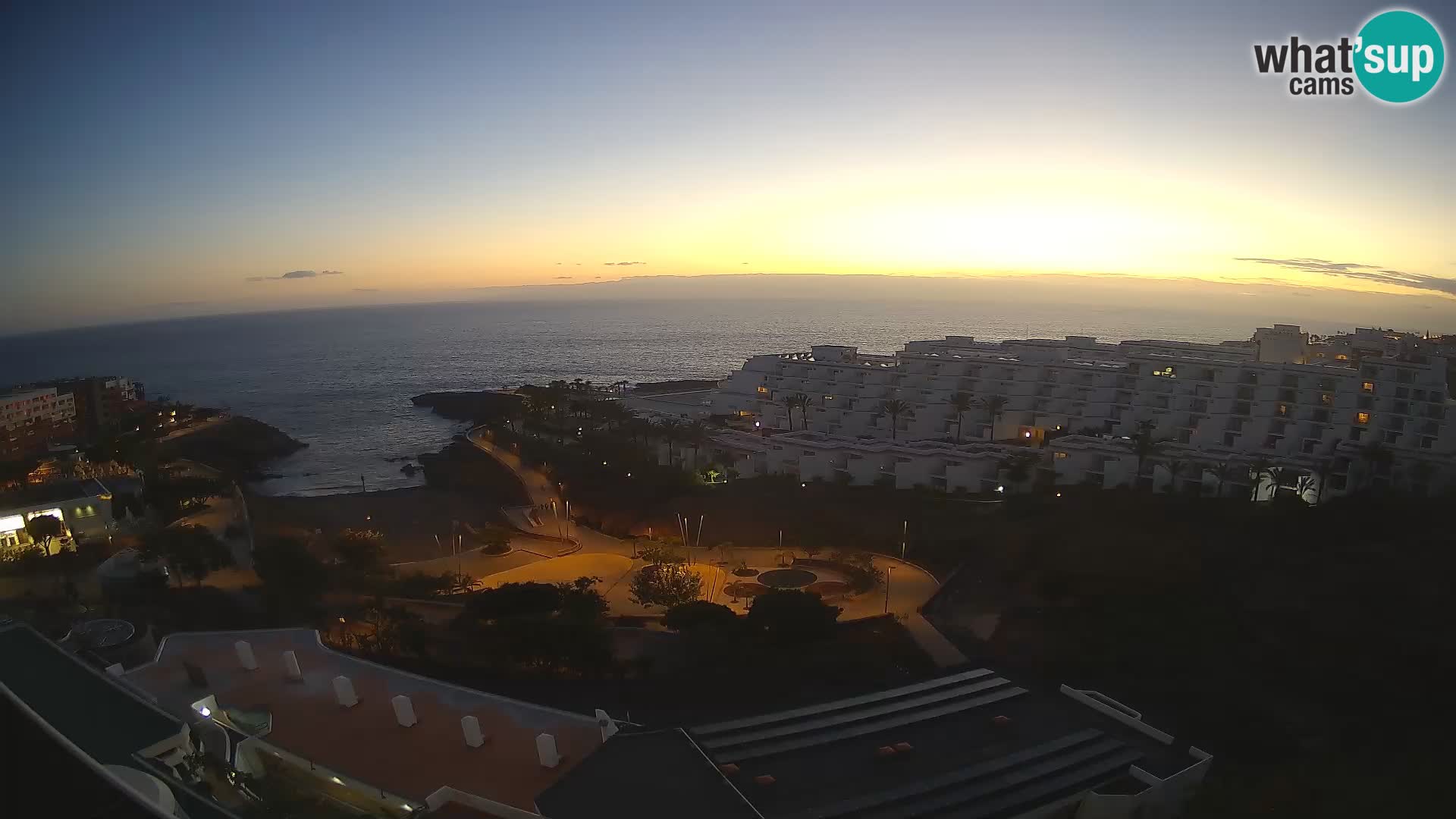 Webcam en vivo Playa de Las Galgas – Playa Paraíso – Isla de La Gomera – Costa Adeje – Tenerife