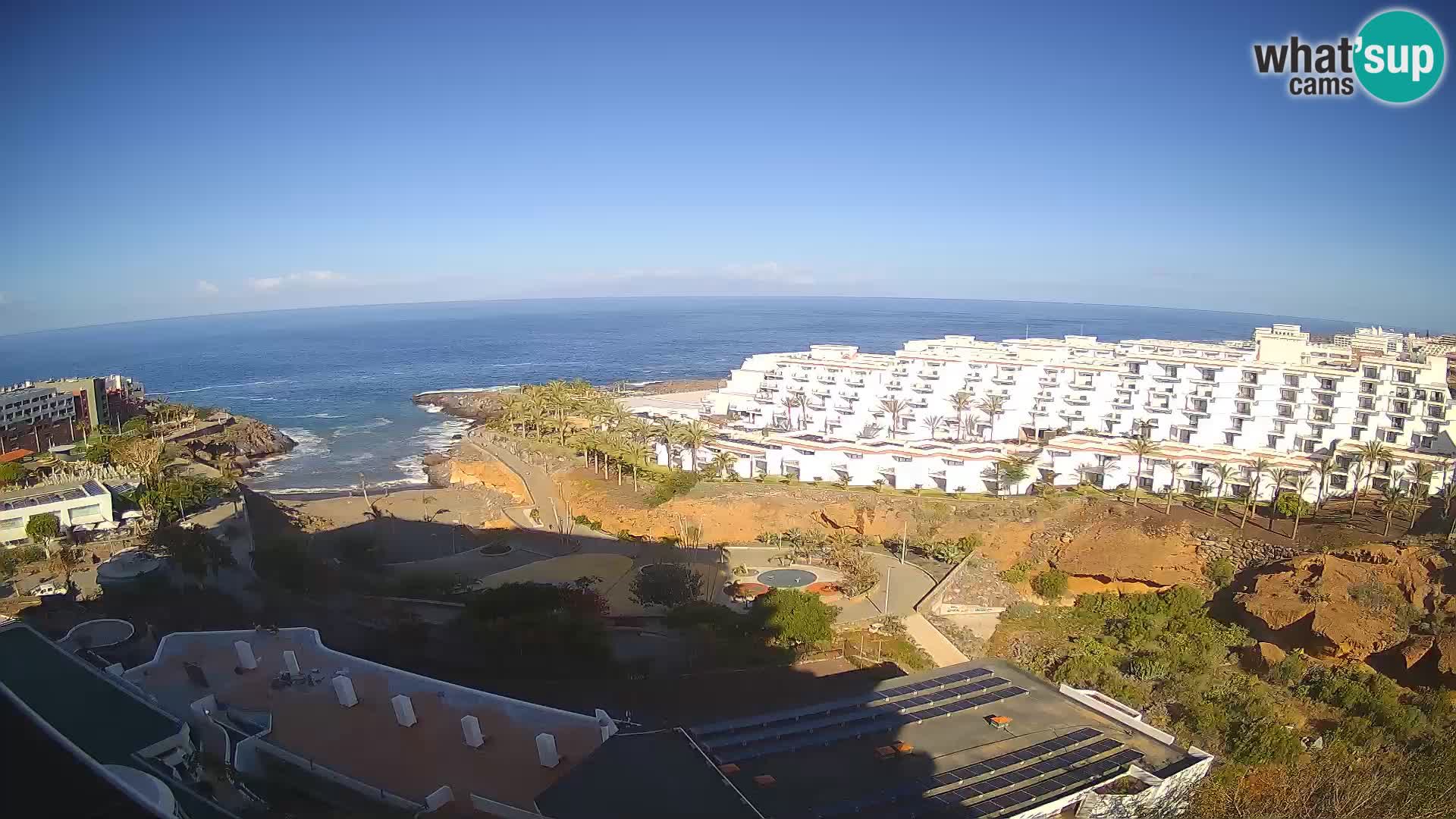 Spletna kamera v živo Las Galgas plaža – Playa Paraiso – otok La Gomera – Costa Adeje – Tenerife