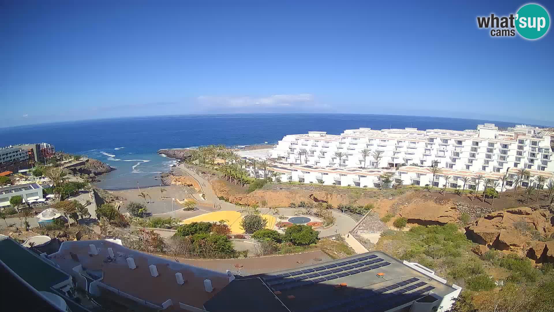 Web kamera uživo Playa de Las Galgas – Playa Paraiso – otok La Gomera – Costa Adeje – Tenerife